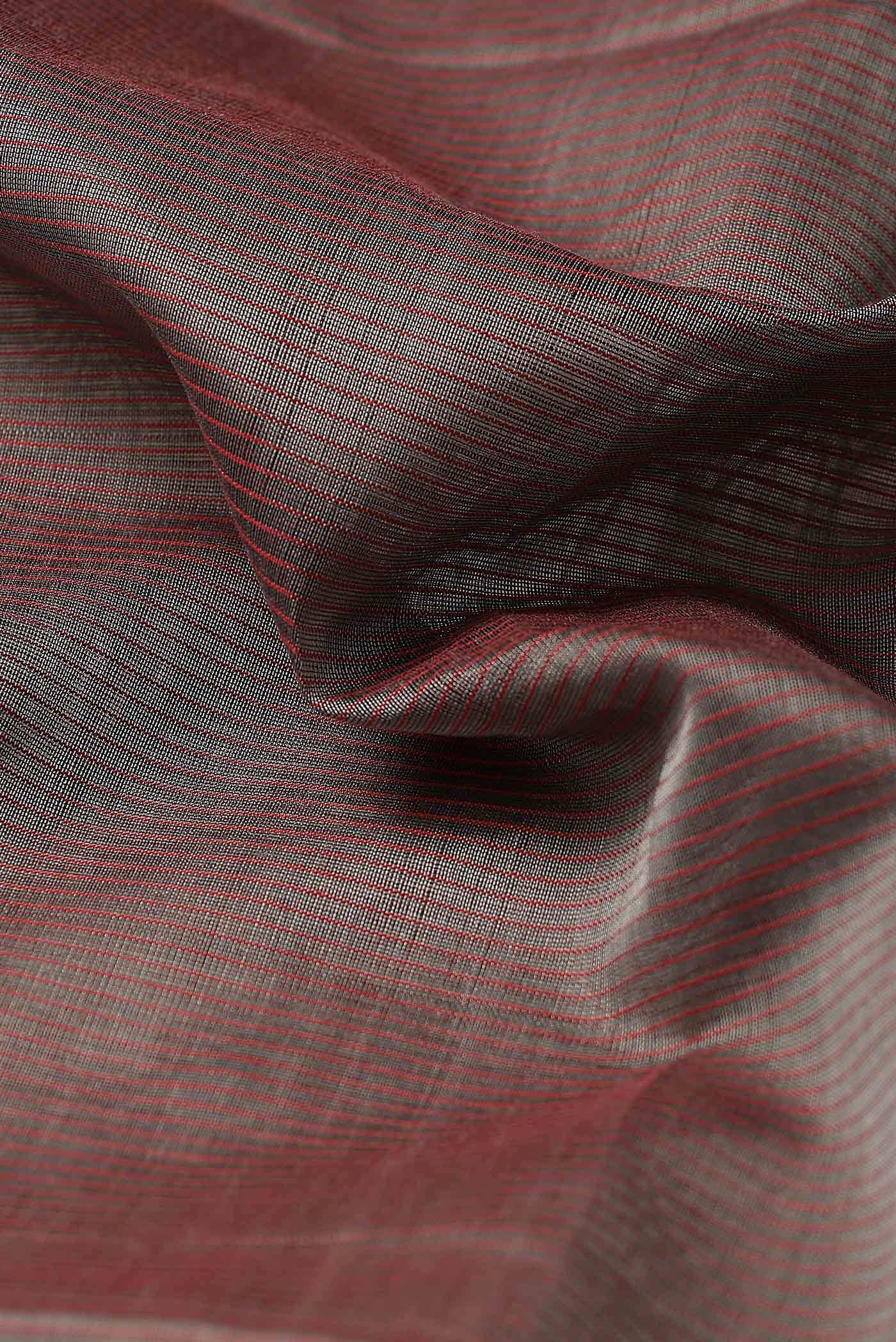 Mauve Maheshwari Silk Cotton Saree