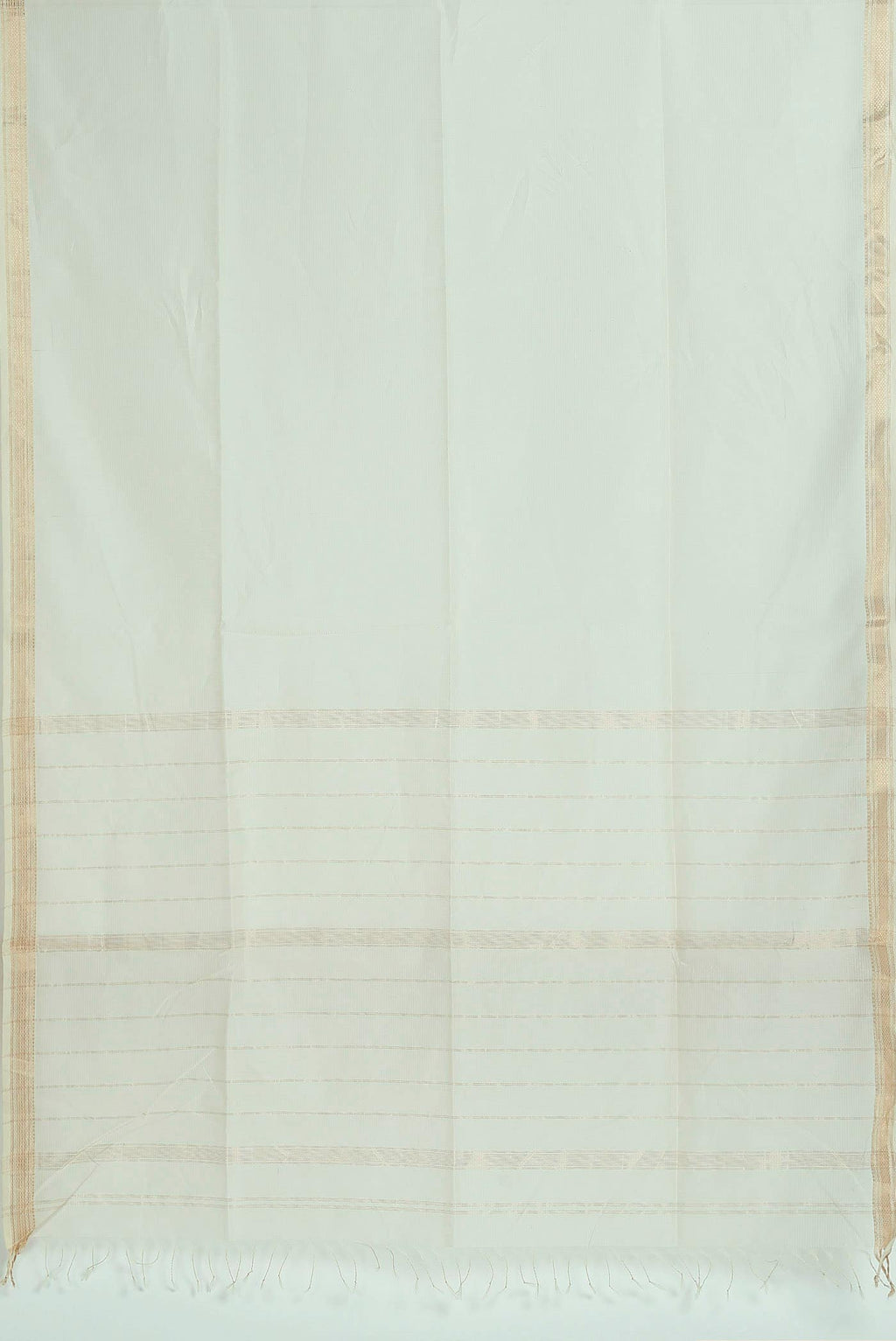 Off White Maheshwari Silk Cotton Saree