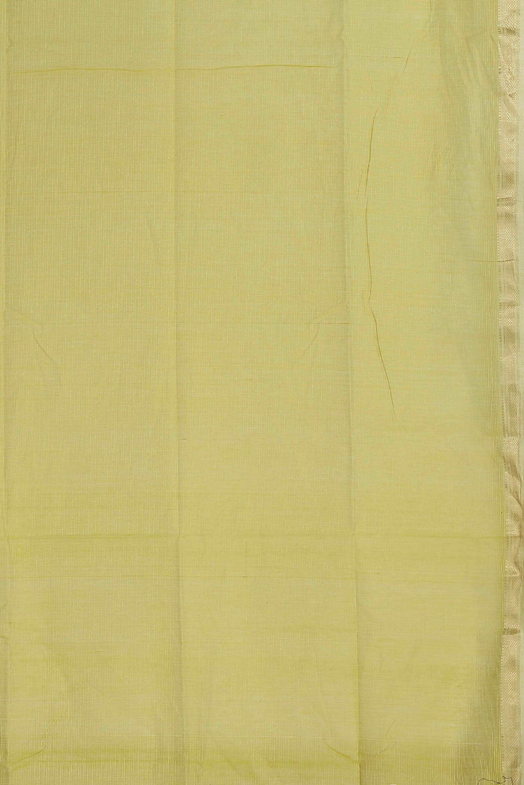 Yellow Maheshwari Silk Cotton Saree