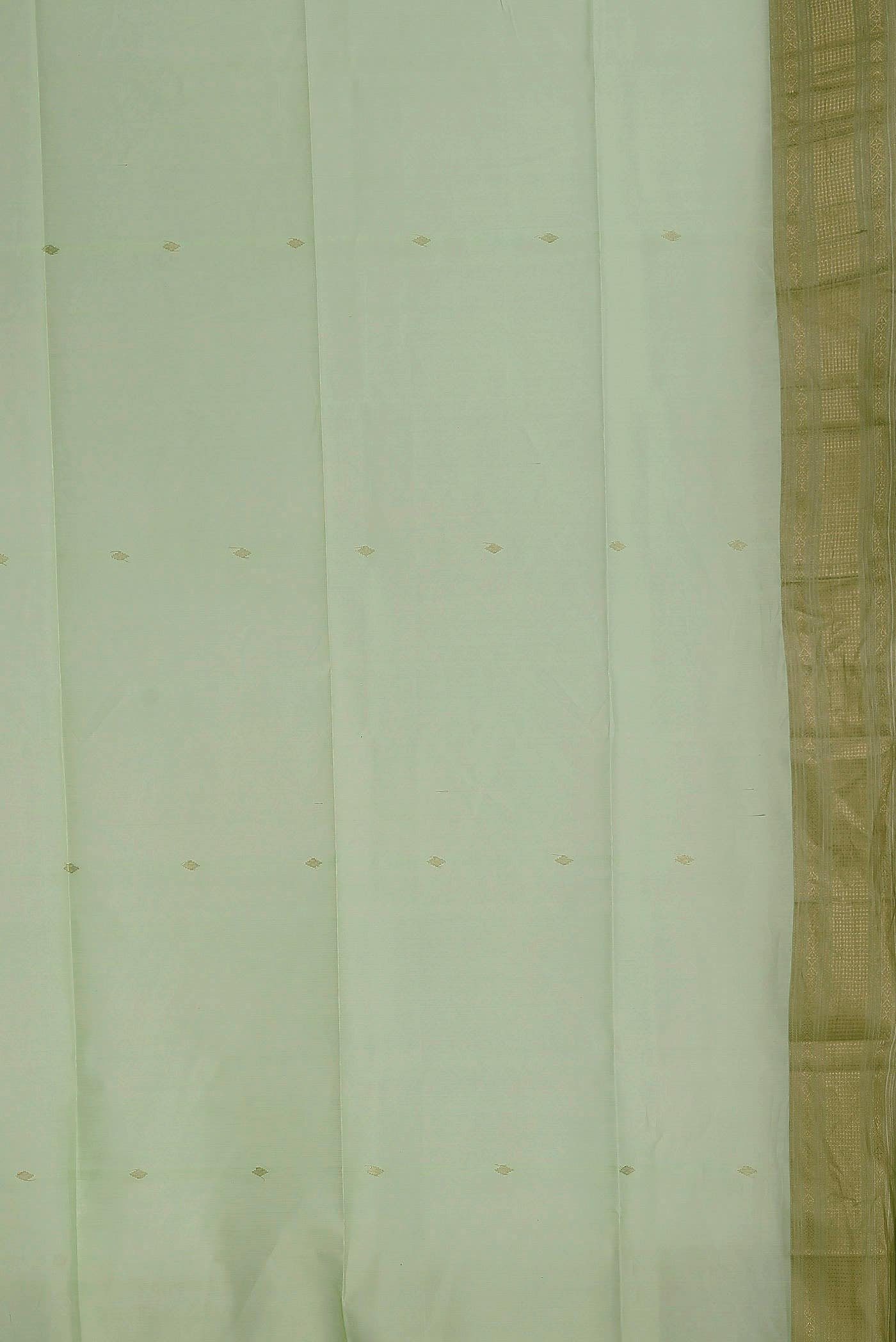 Green Maheshwari Silk Cotton Saree