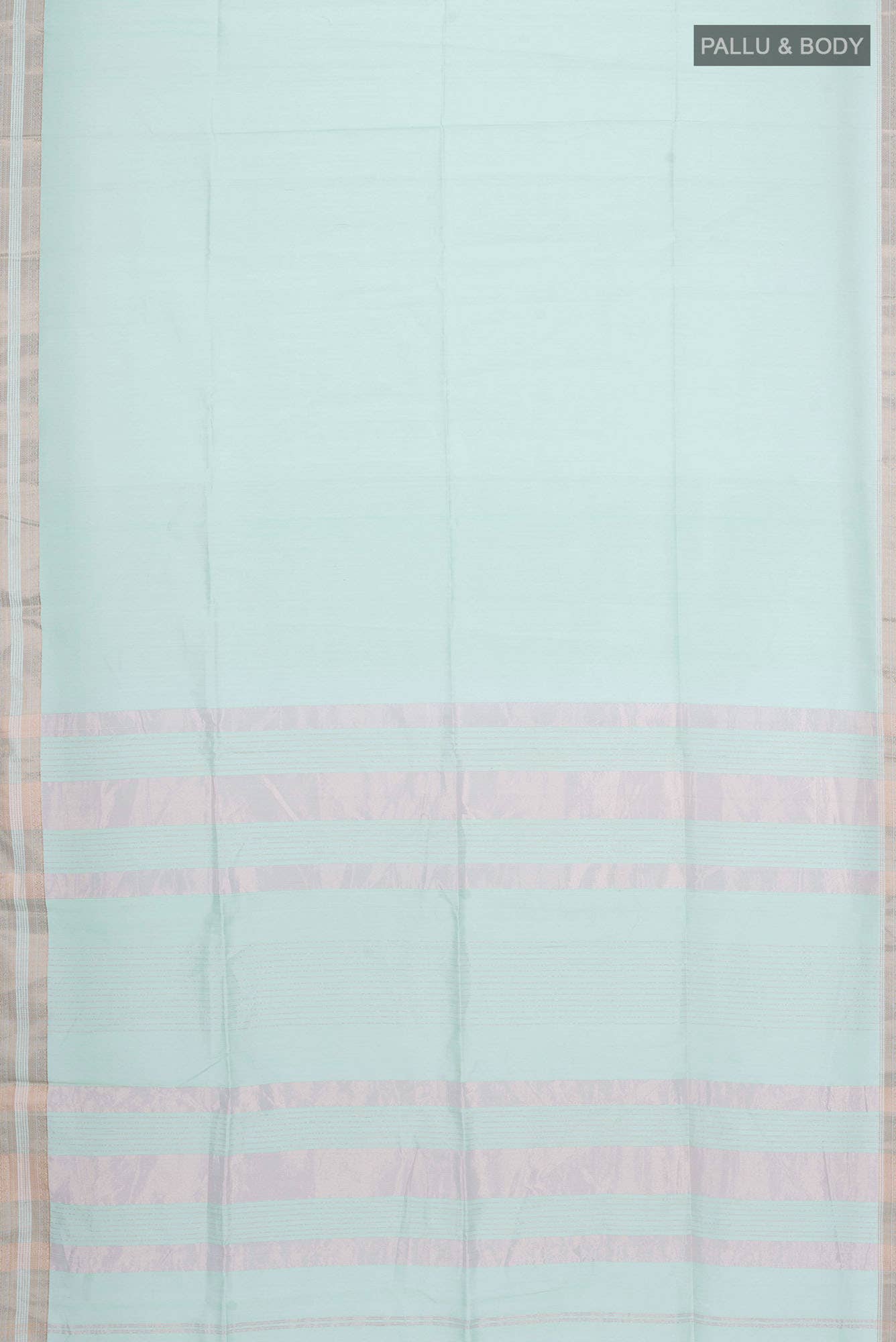 Light Green Maheshwari Silk Cotton Saree