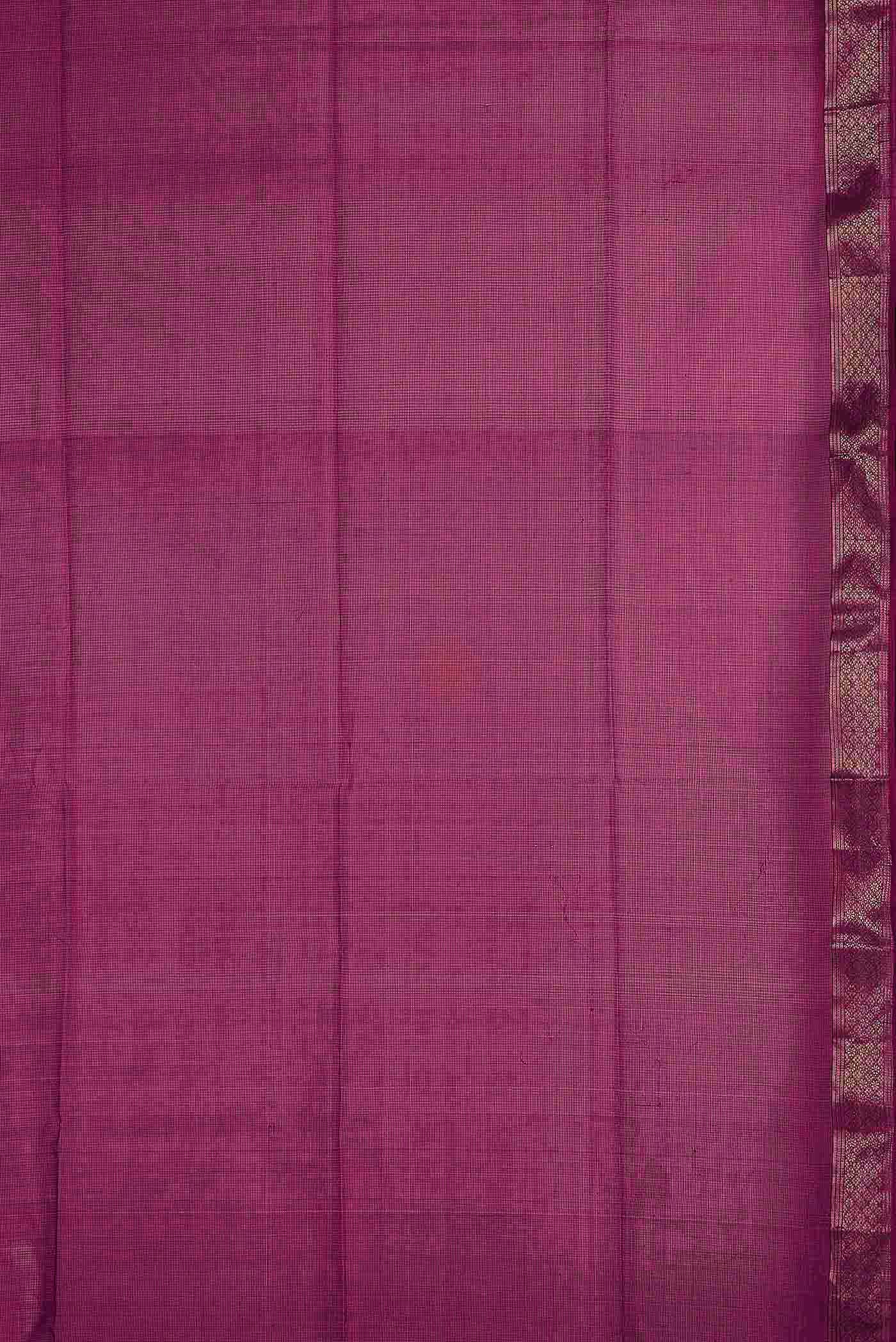 Magenta Maheshwari Silk Cotton Saree