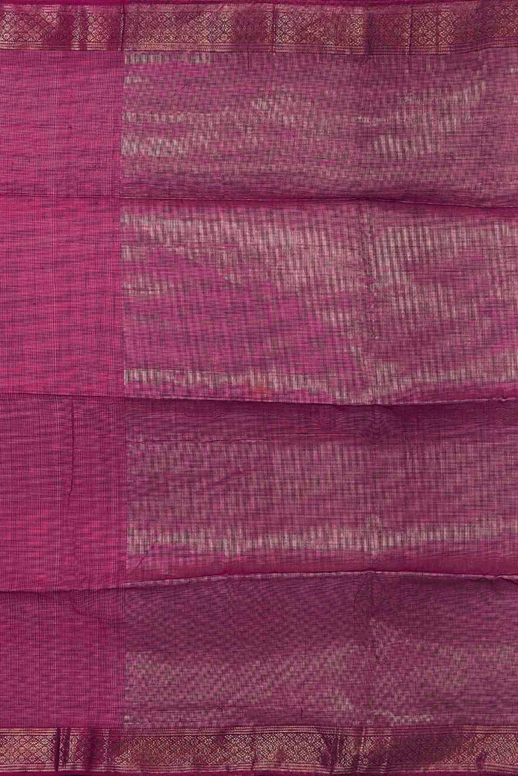 Magenta Maheshwari Silk Cotton Saree