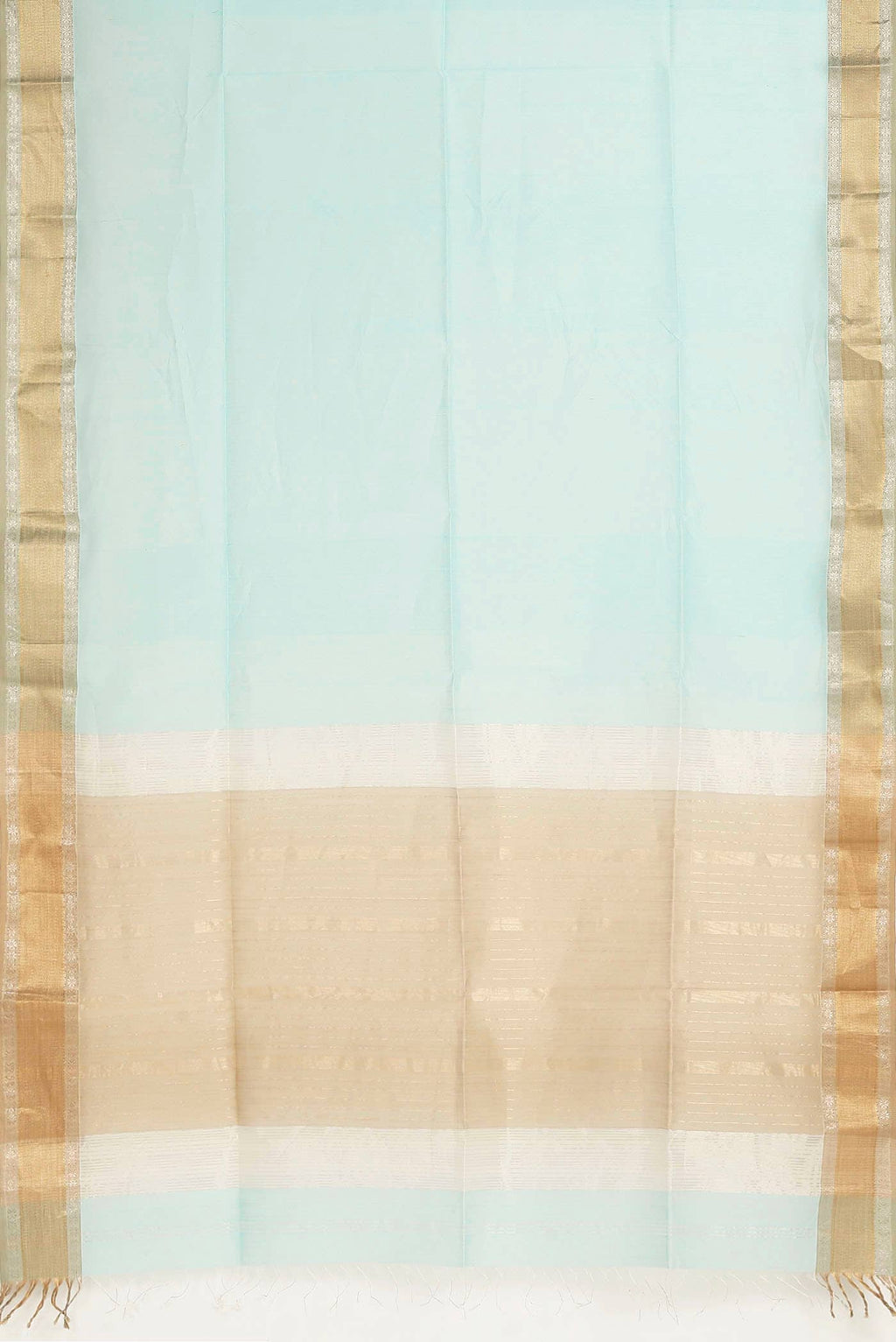 Blue Maheshwari Silk Cotton Saree