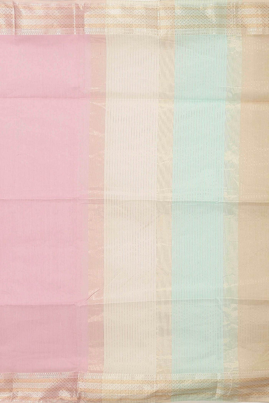 Pink Maheshwari Silk Cotton Saree