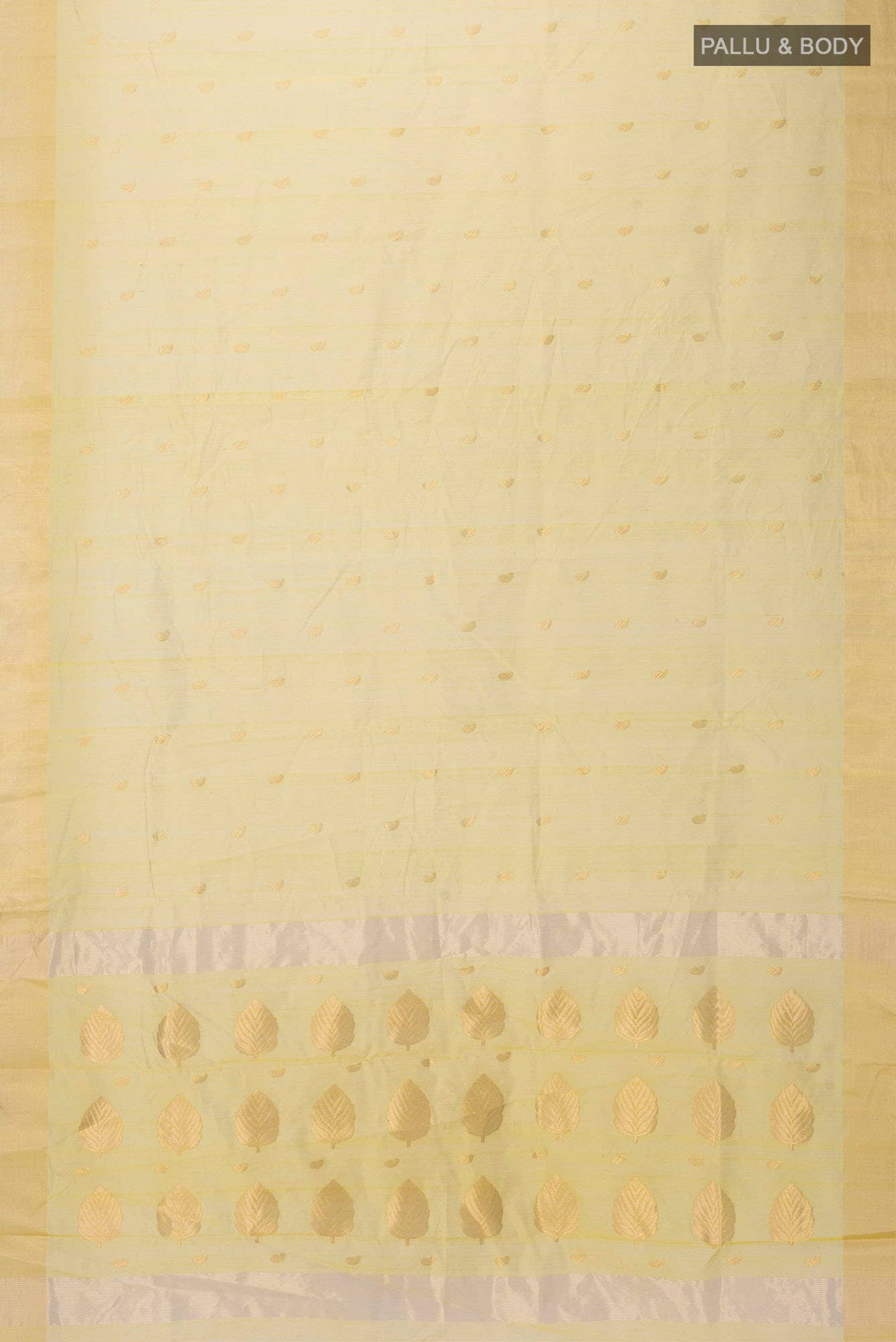 Sea Green Chanderi Silk Cotton Saree