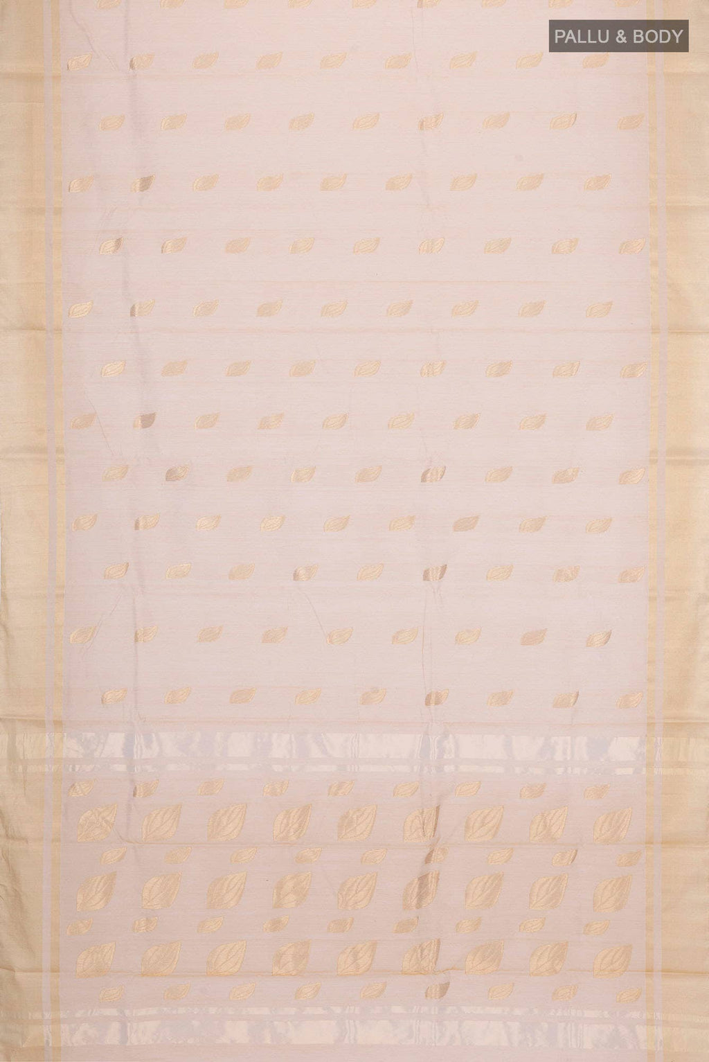 Golden Chanderi Silk Cotton Saree
