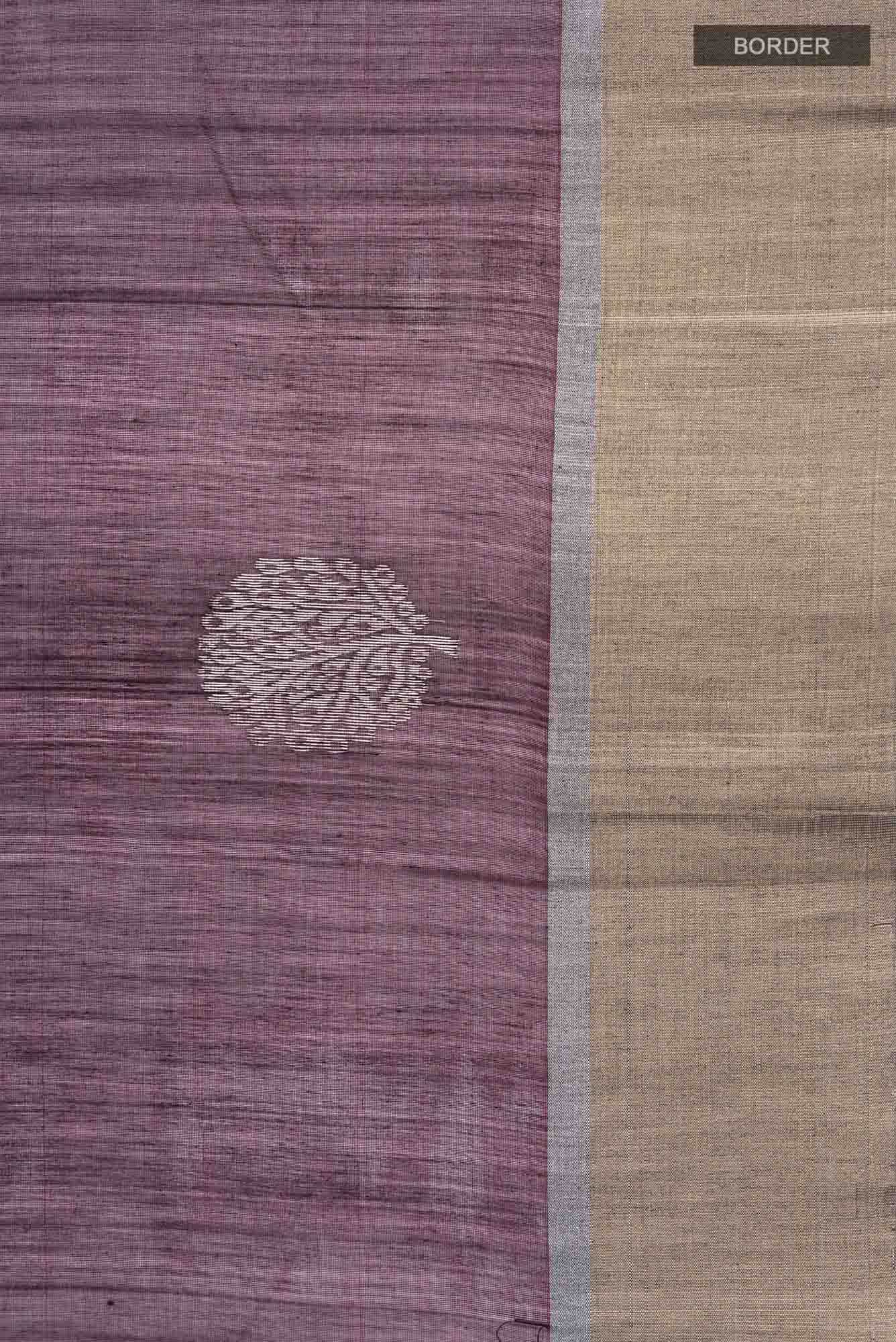 Maroon Chanderi Silk Cotton Saree