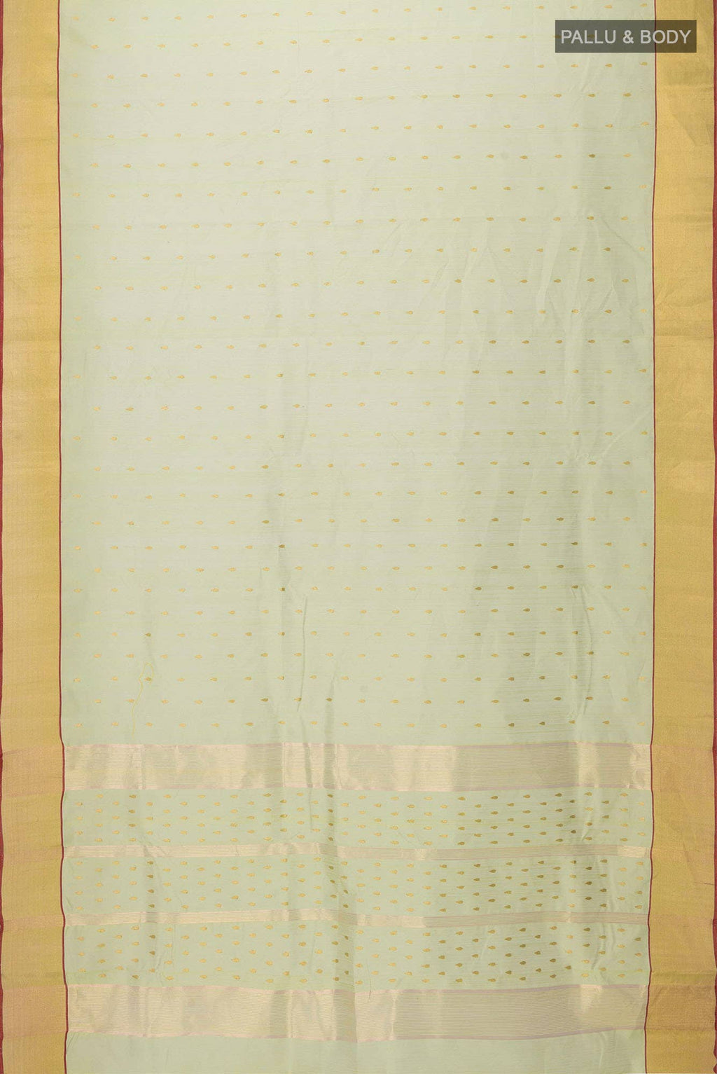 Sage Green Chanderi Silk Cotton Saree