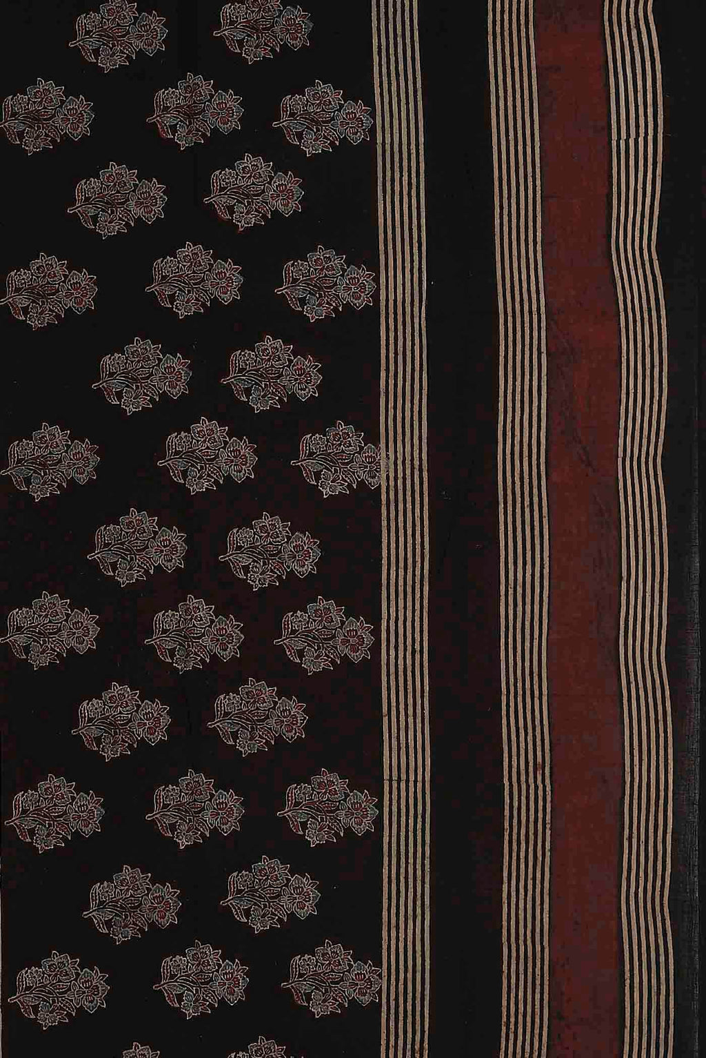 Black Cotton Saree