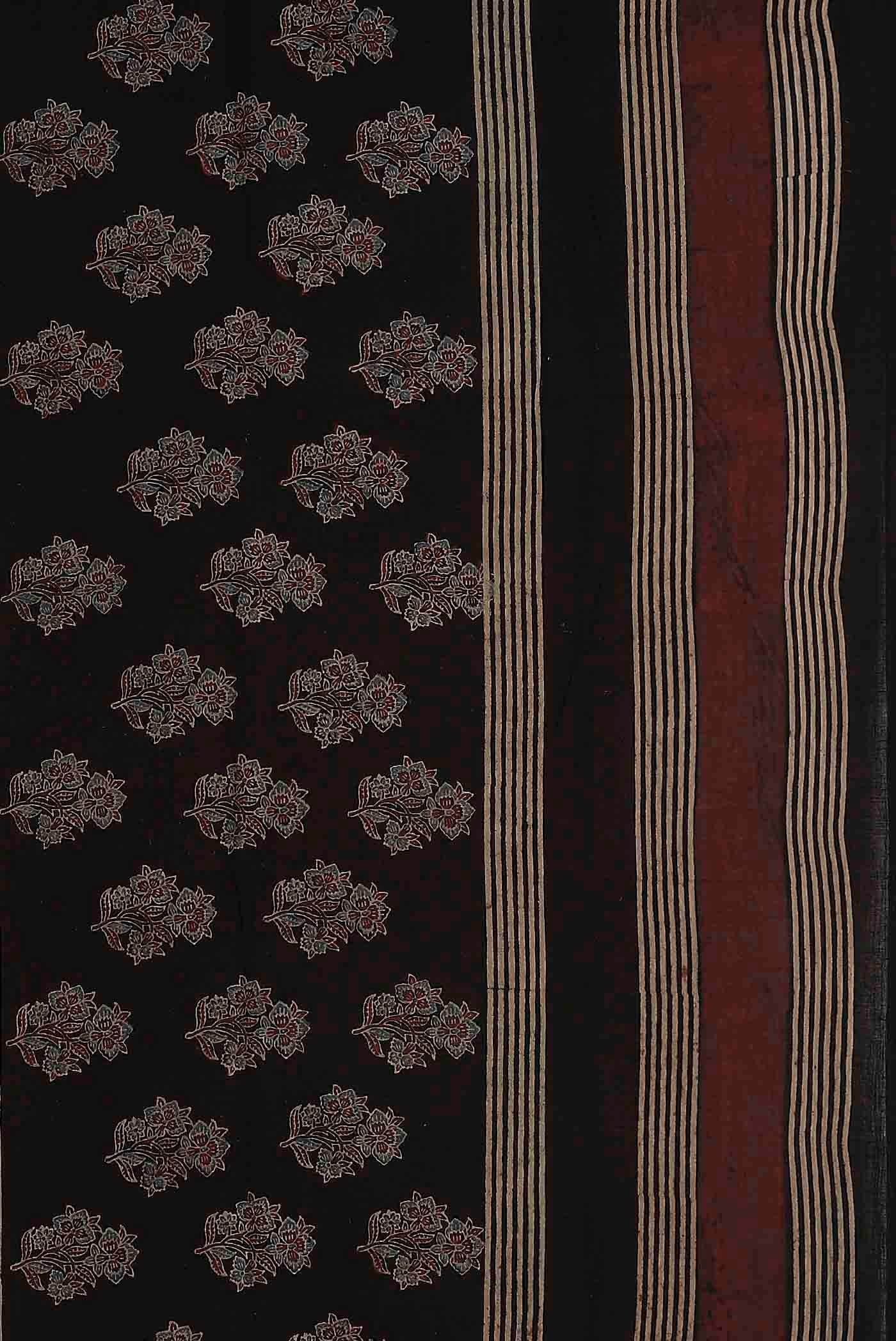 Black Cotton Saree