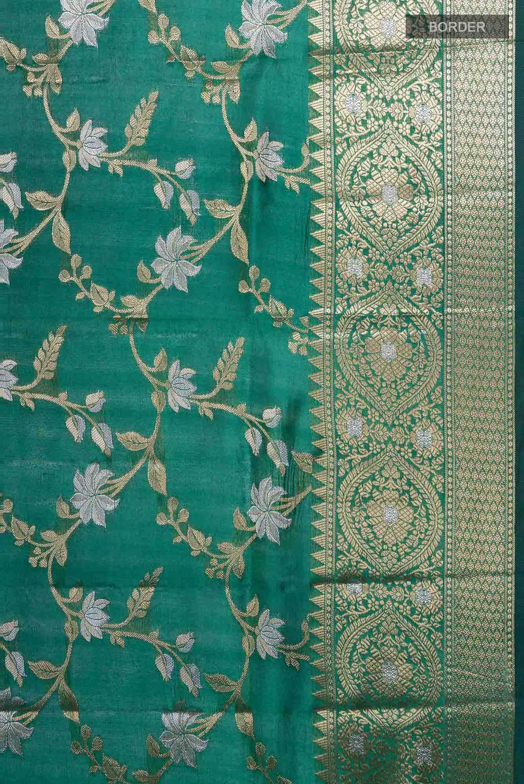 Bottle Green Soft Silk Saree