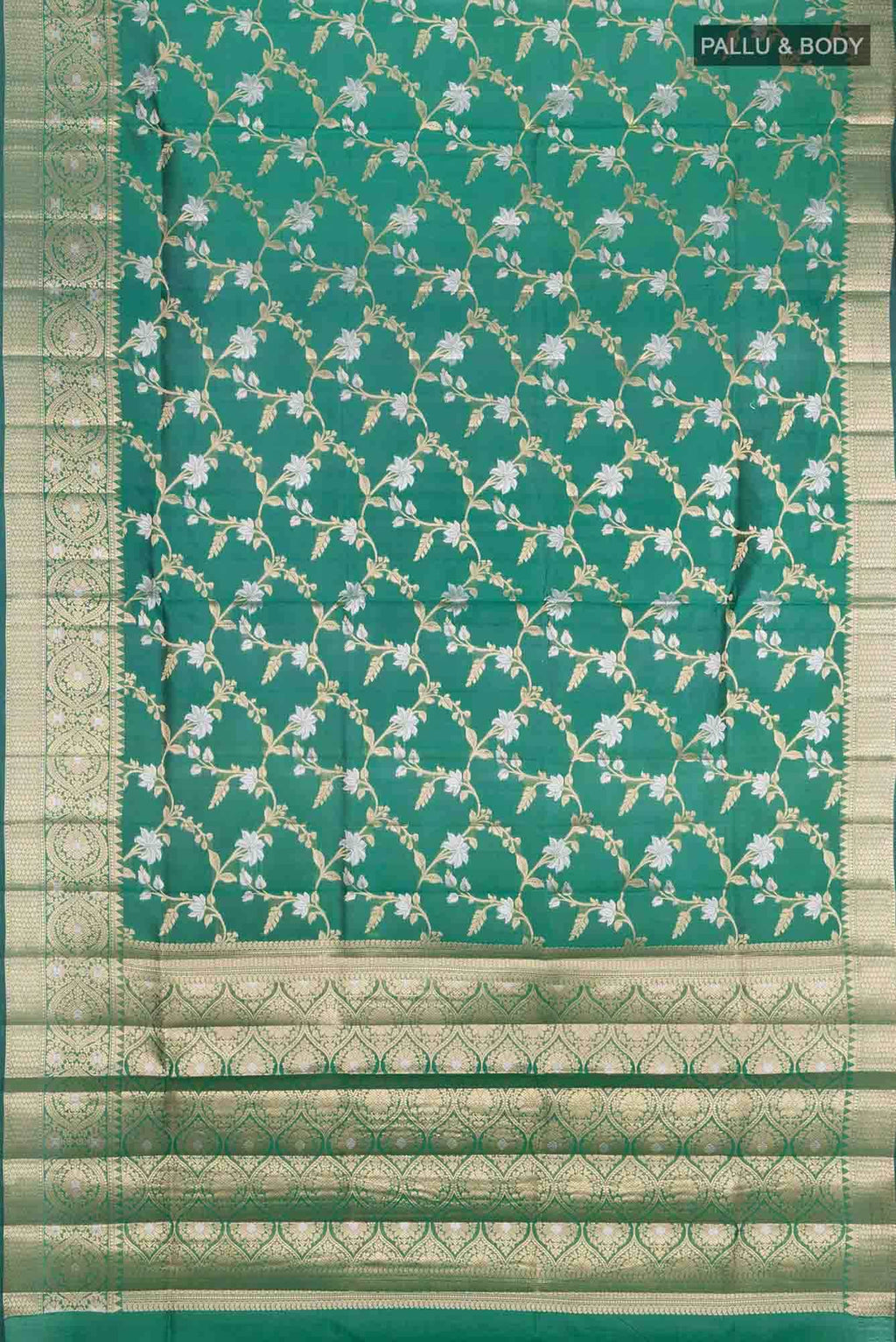 Bottle Green Soft Silk Saree