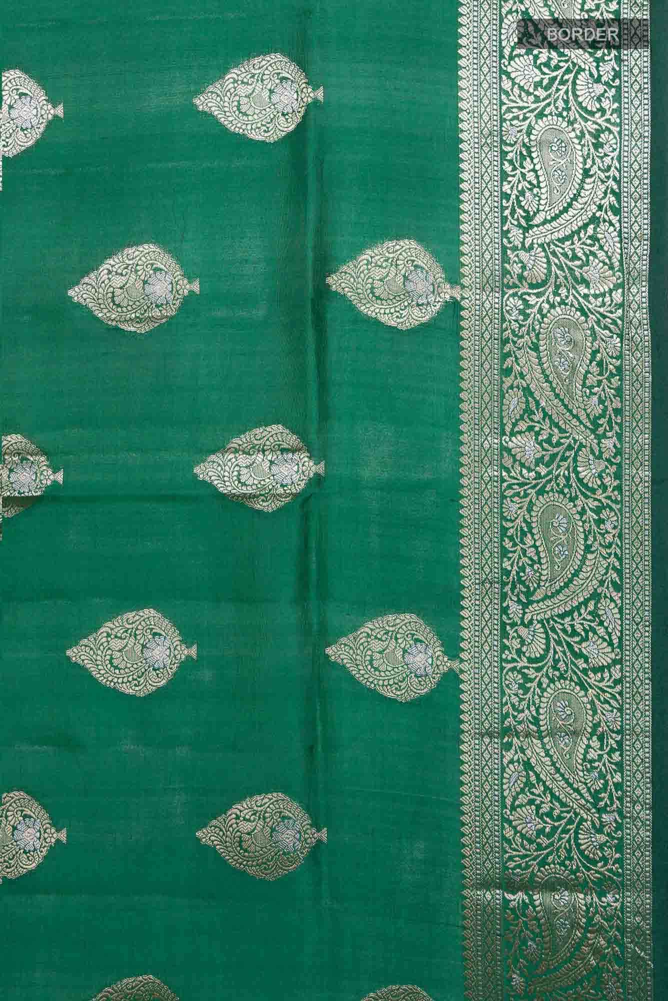 Green Soft Silk Saree