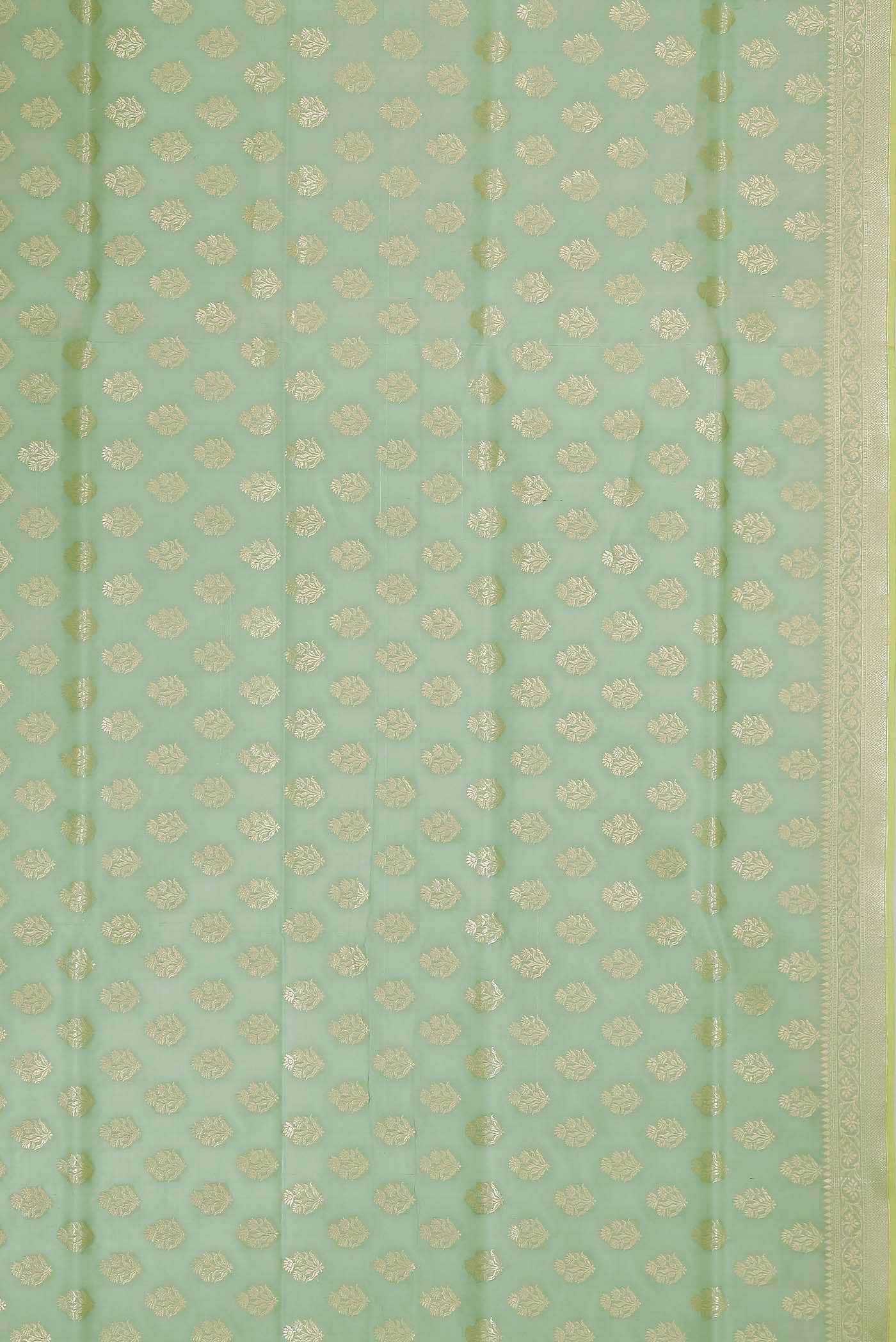 Green Banarasi Silk Saree