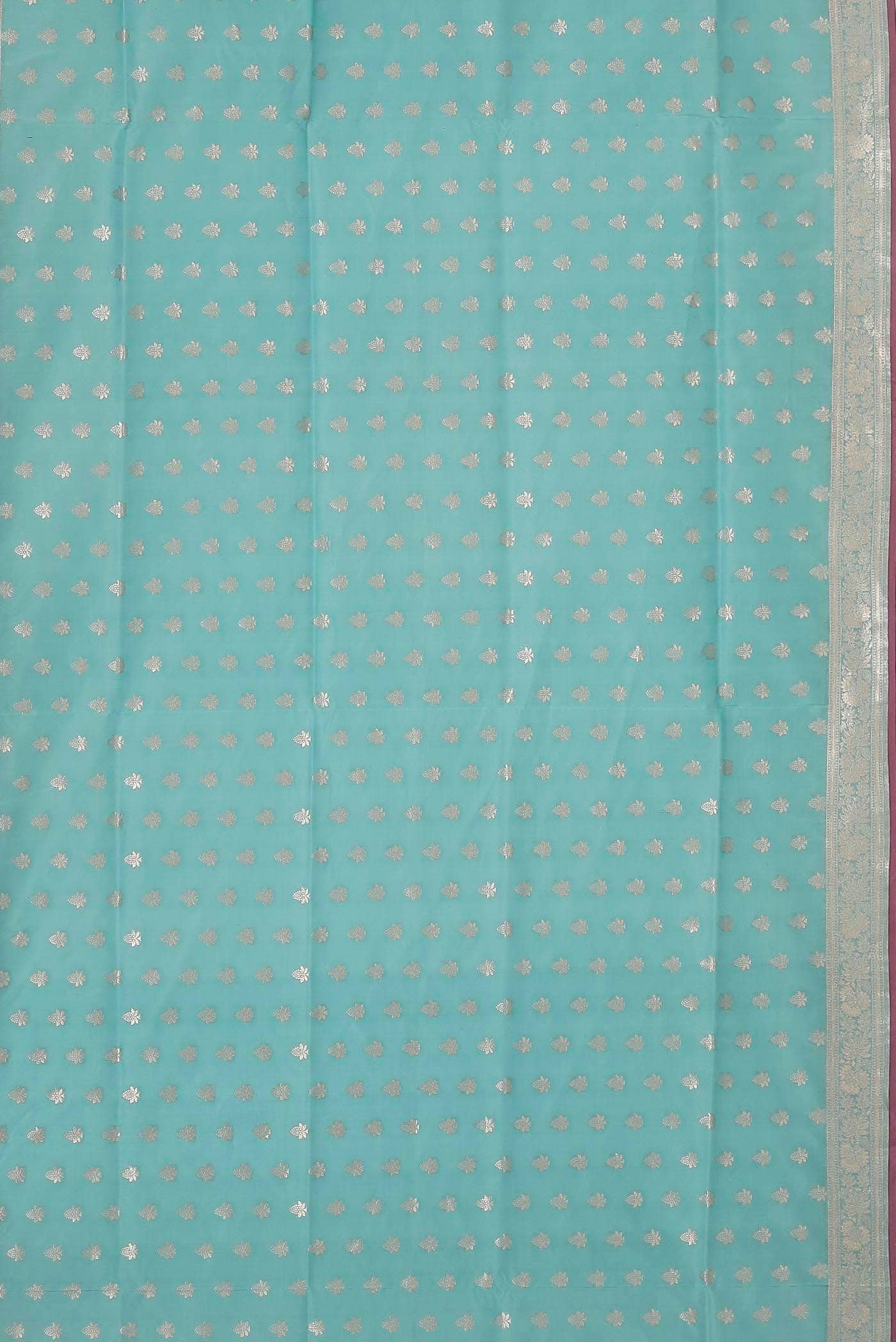 Blue Banarasi Silk Saree