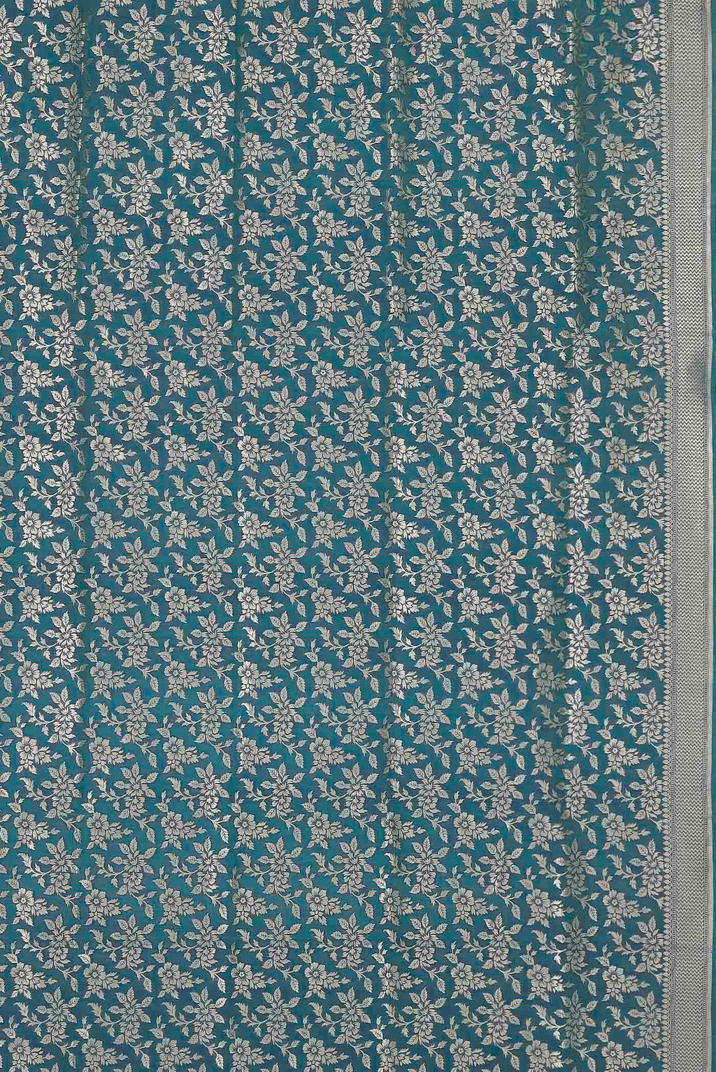 Blue Banarasi Silk Saree