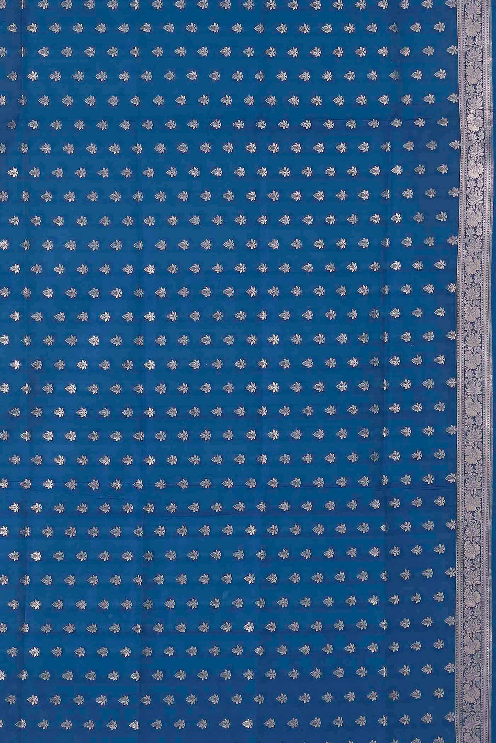 Blue Banarasi Silk Saree