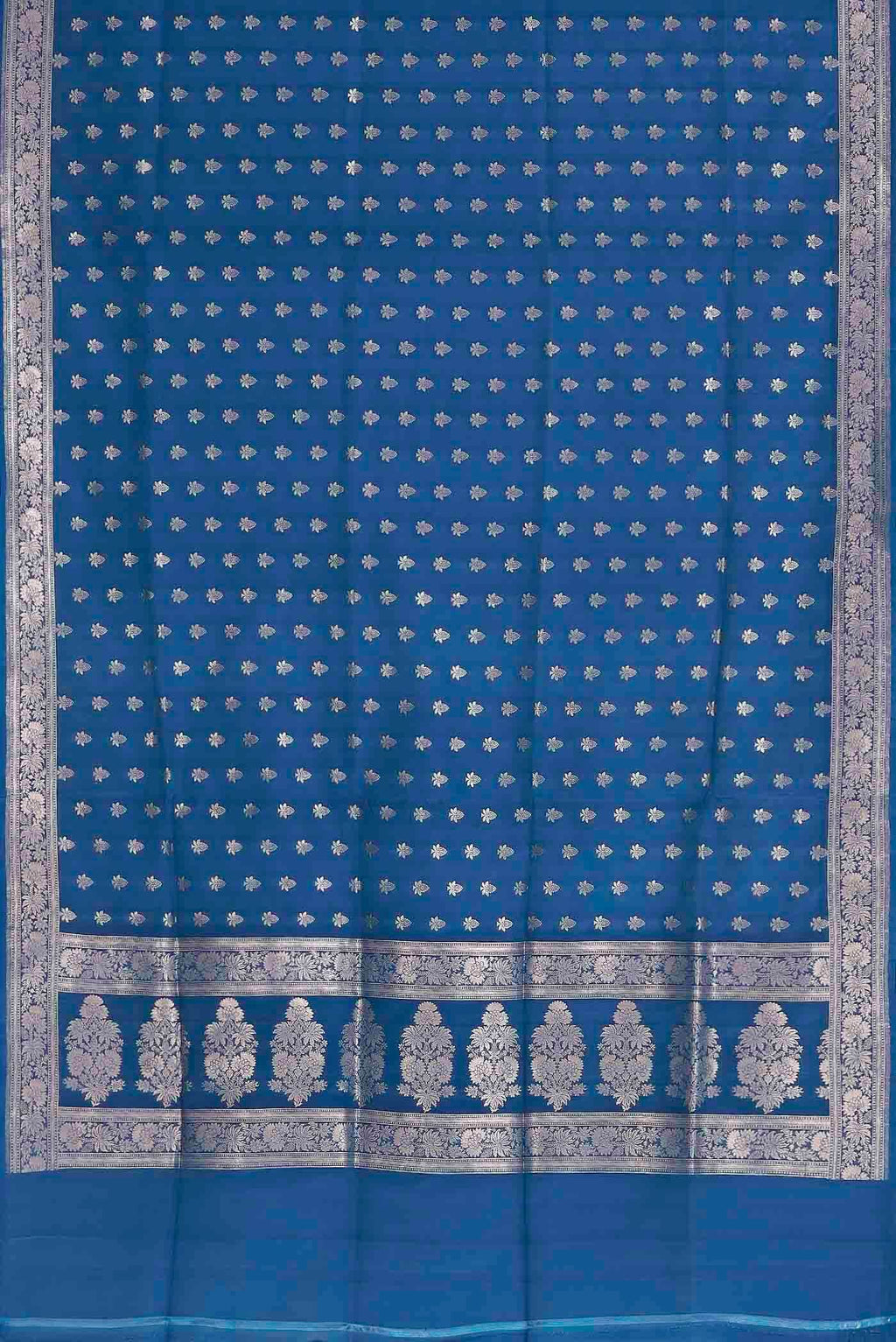 Blue Banarasi Silk Saree