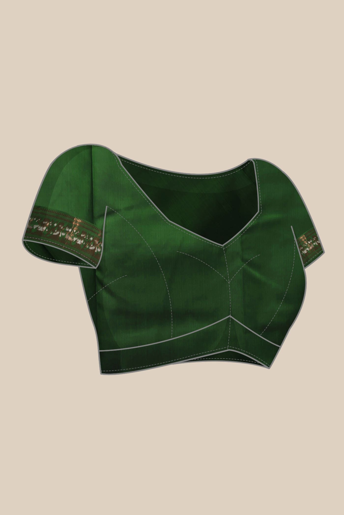 Green Baluchari Silk Saree