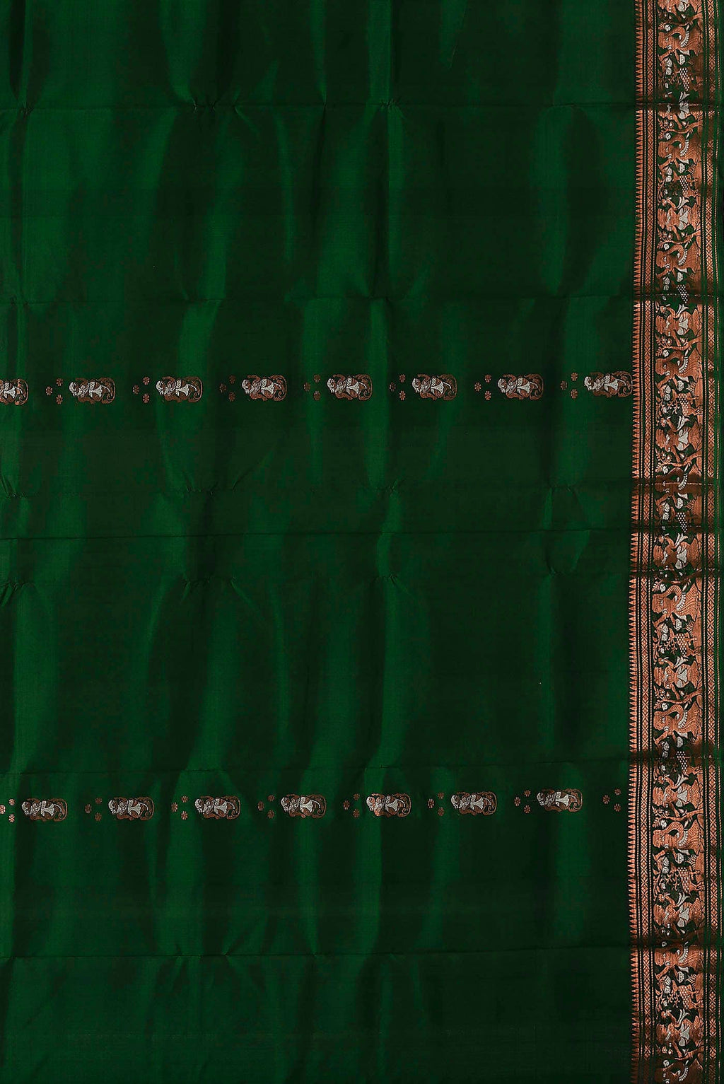 Green Baluchari Silk Saree