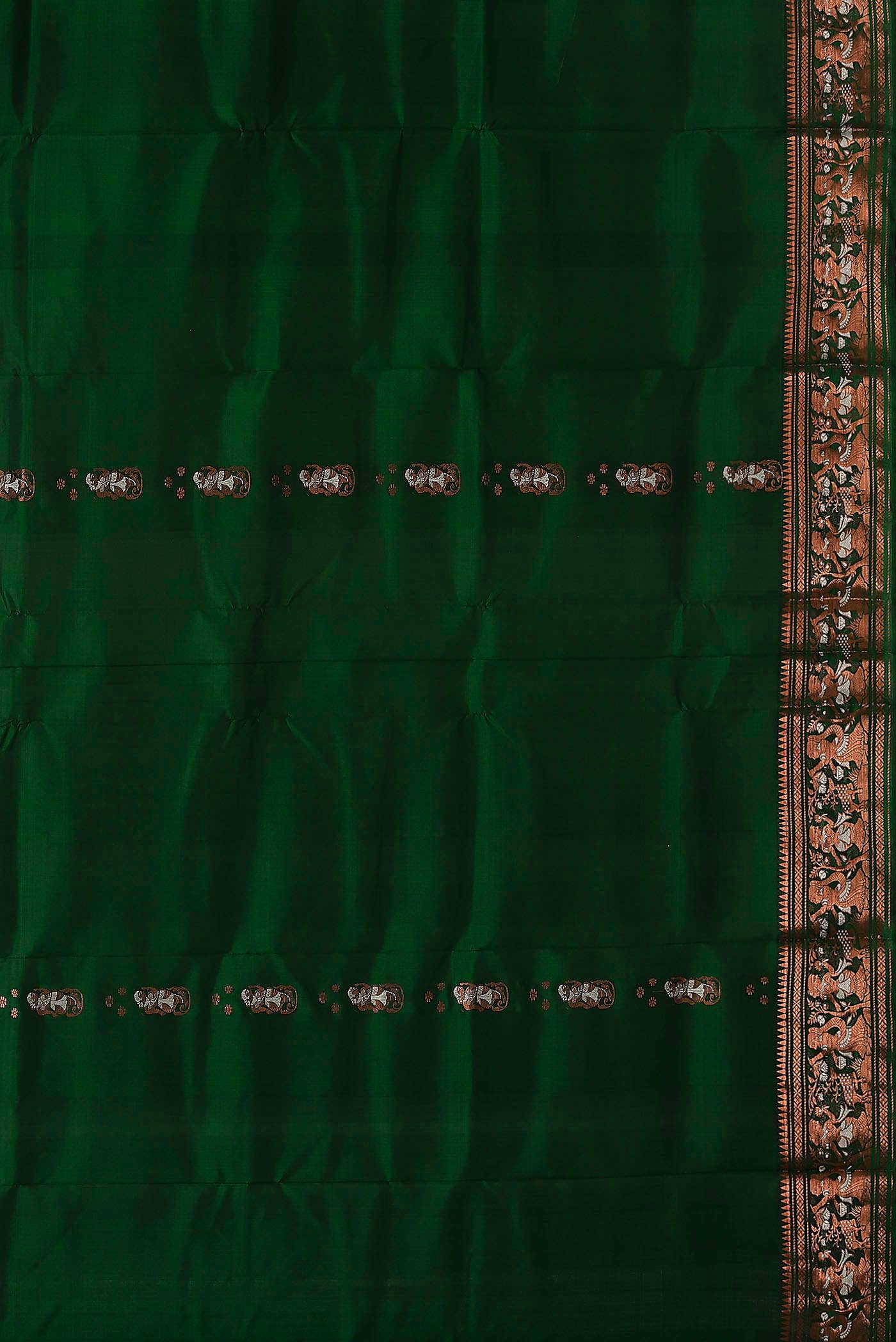 Green Baluchari Silk Saree