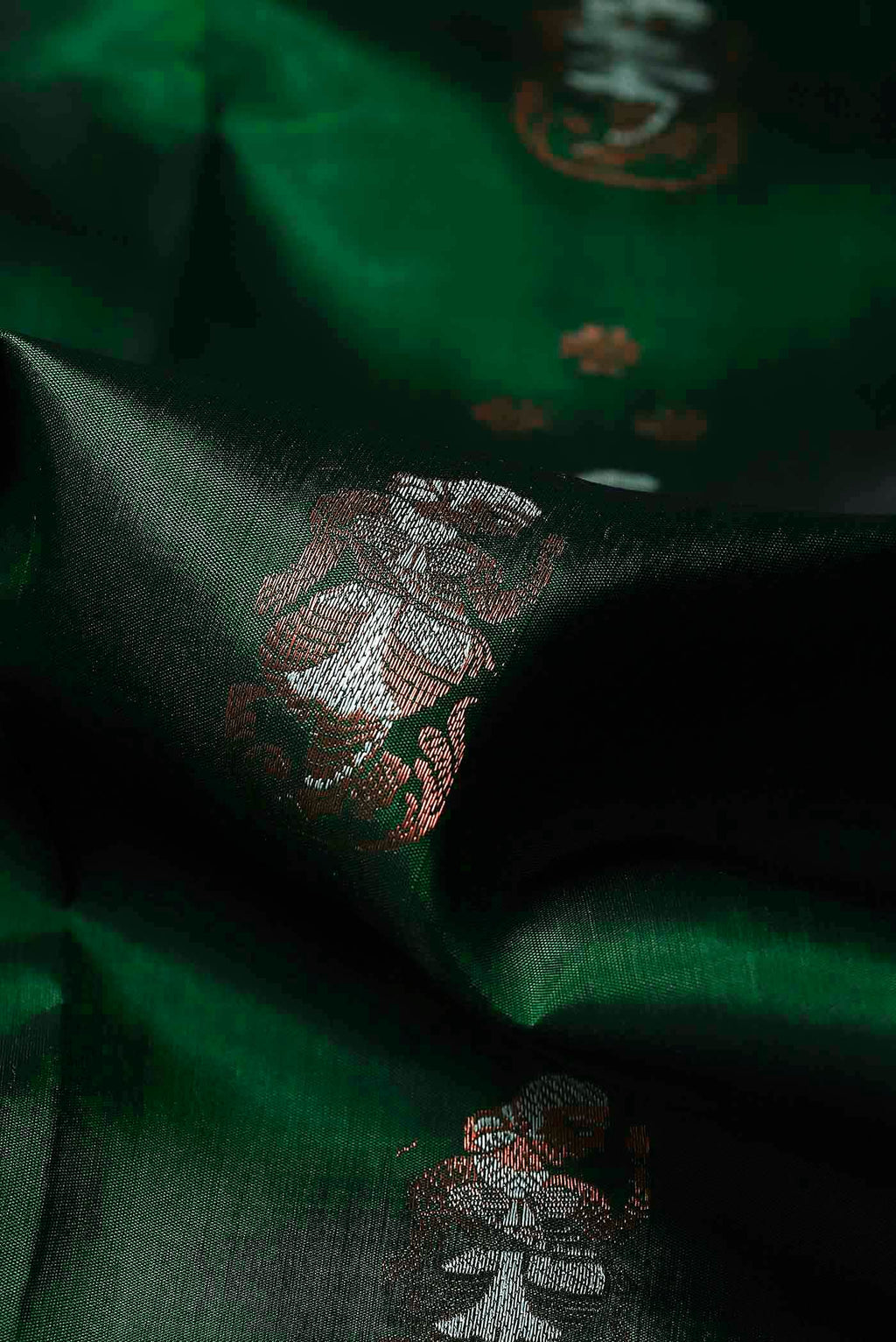 Green Baluchari Silk Saree