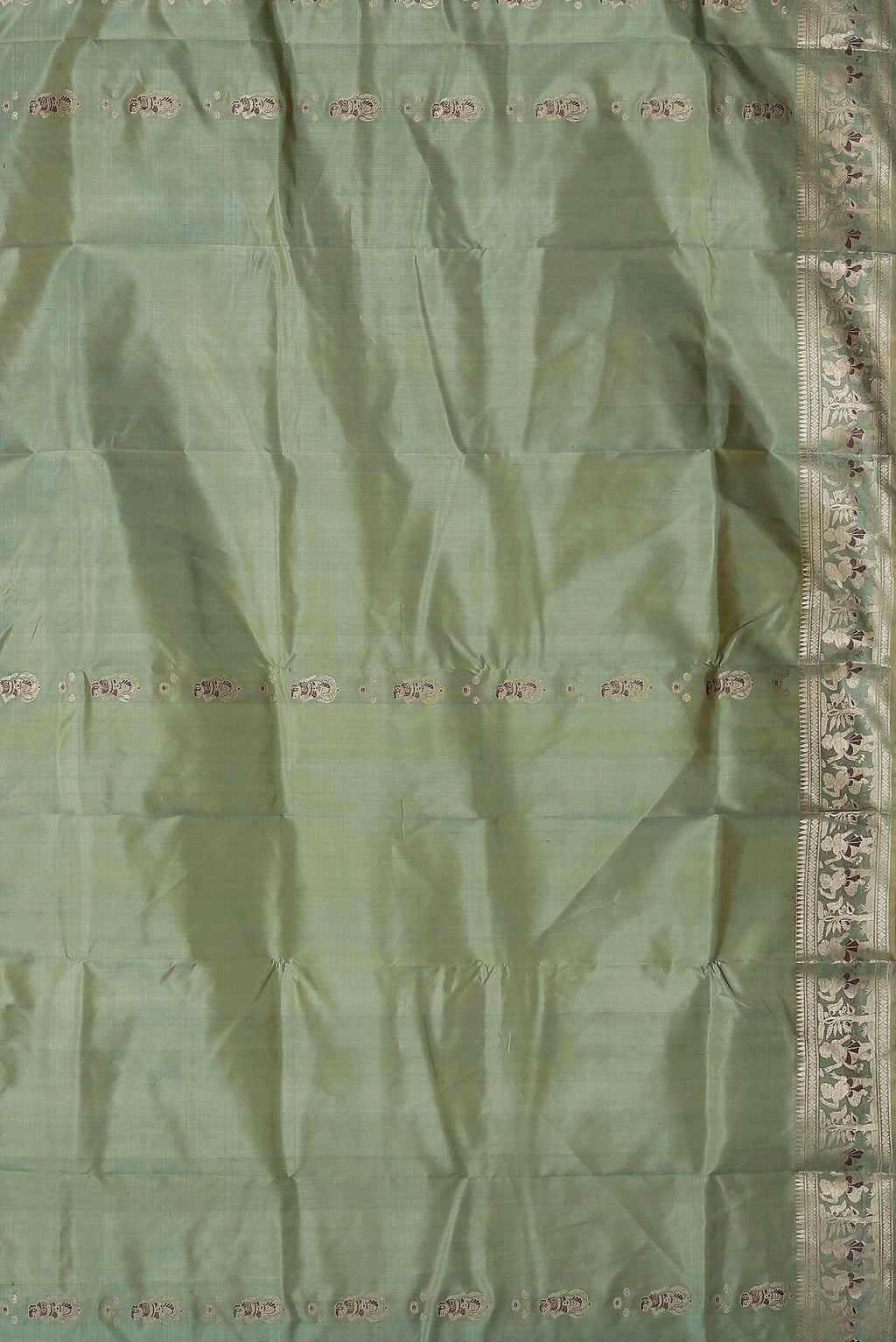 Green Baluchari Silk Saree