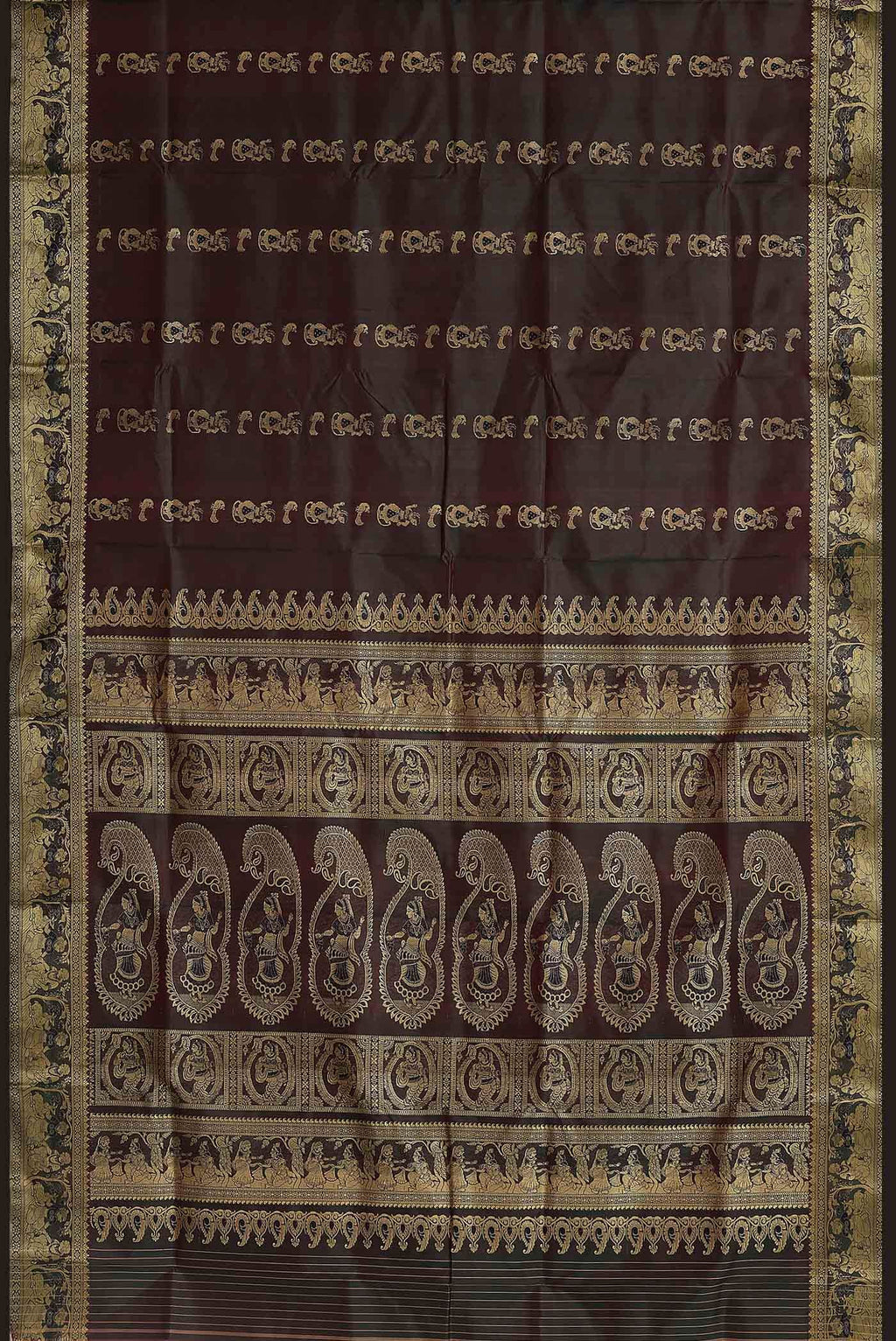 Green Baluchari Silk Saree