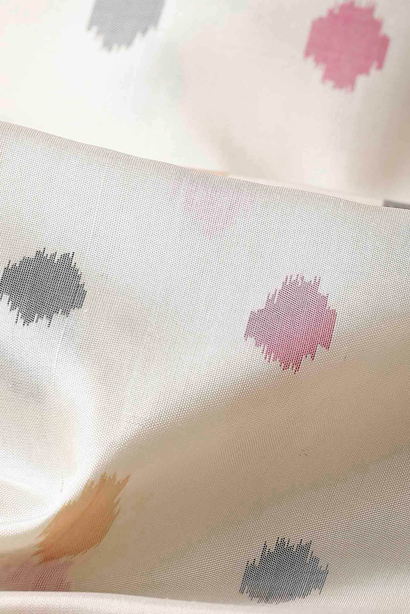 Off White Rajkot Patola Silk Saree