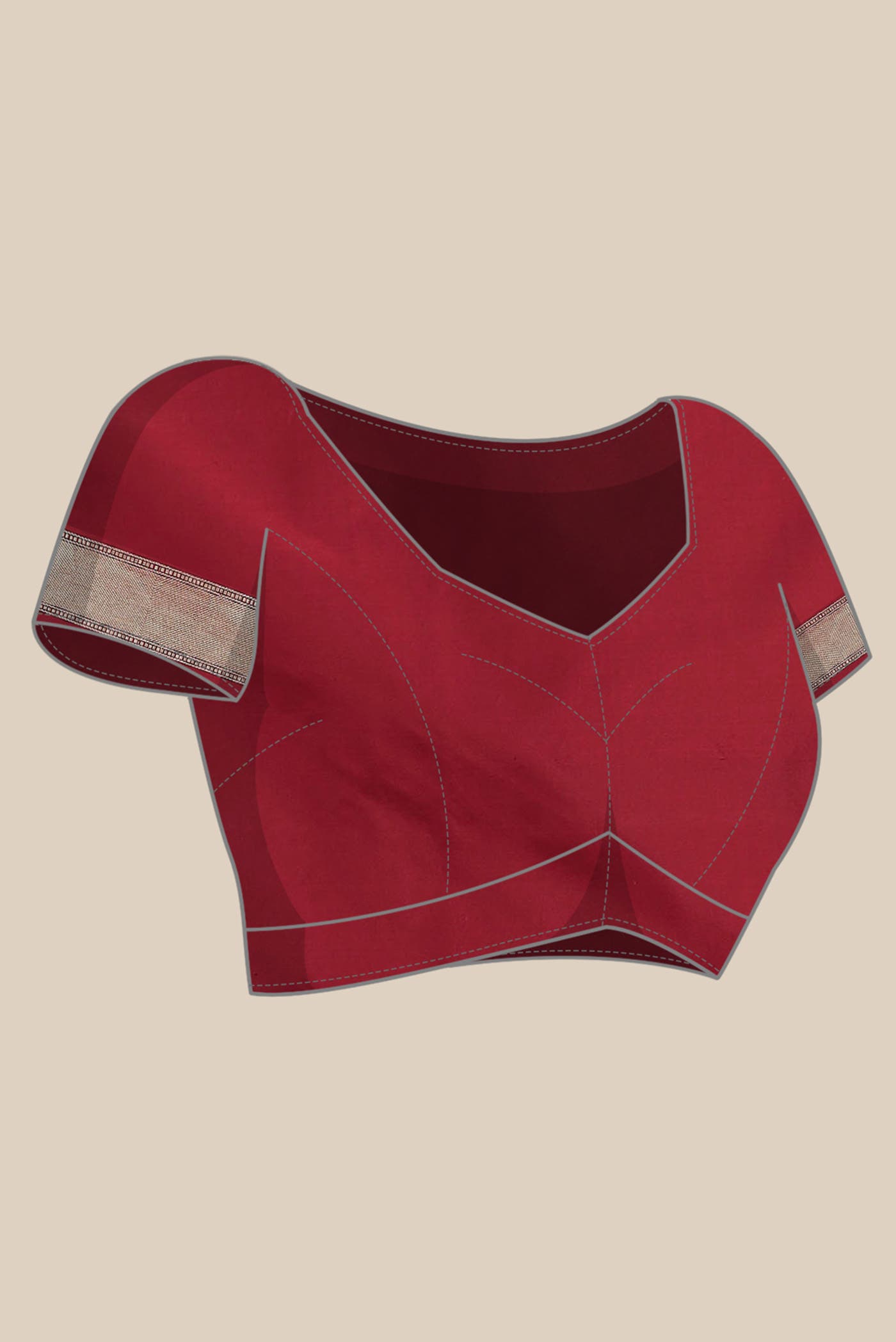 Red Banarasi Silk Saree