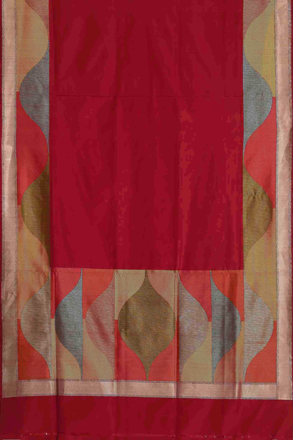 Red Banarasi Silk Saree