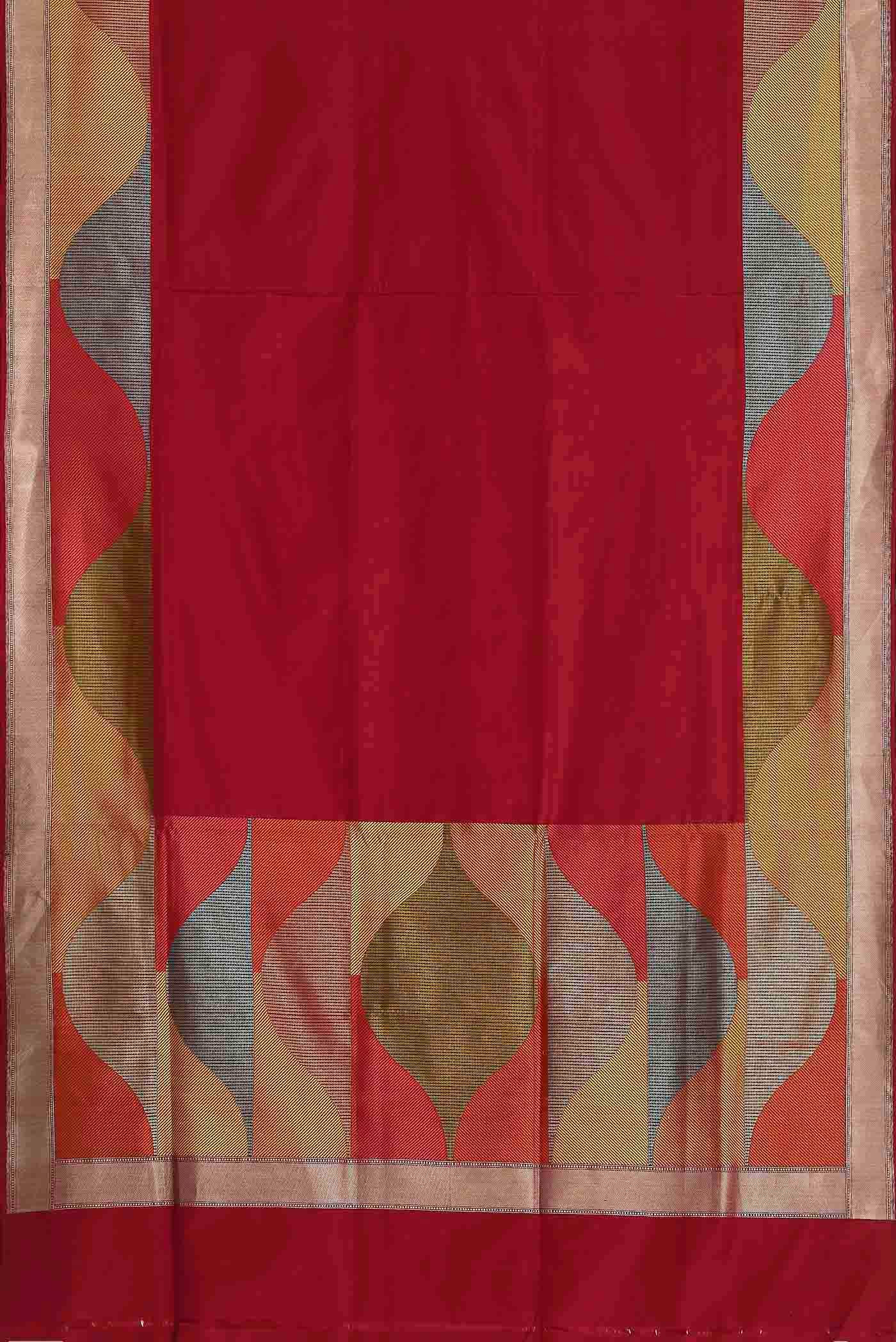 Red Banarasi Silk Saree