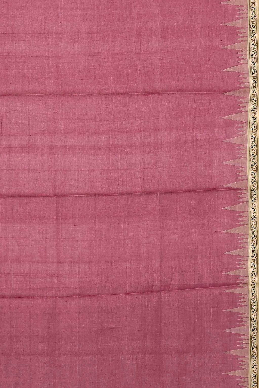 Pink Bhagalpuri Tussar Silk Saree