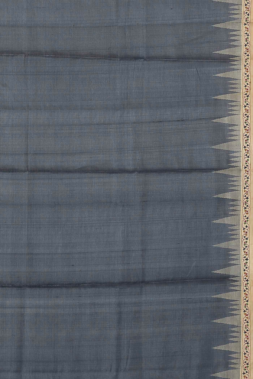 Blue Bhagalpuri Tussar Silk Saree