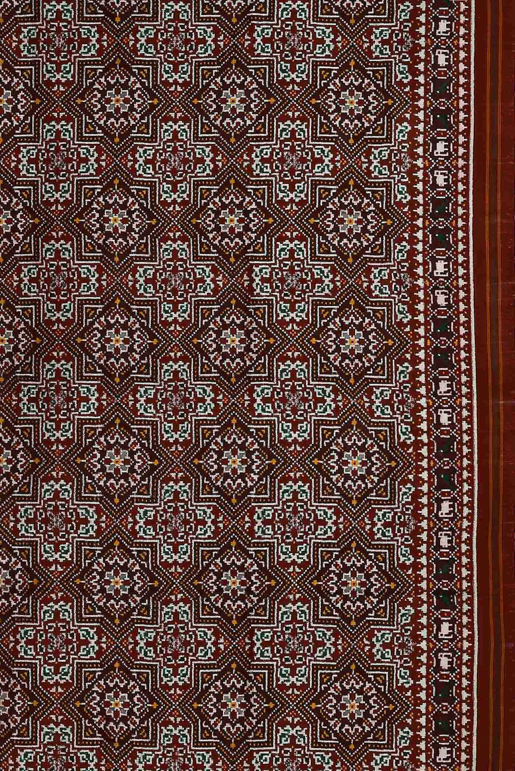 Black Rajkot Patola Silk Saree