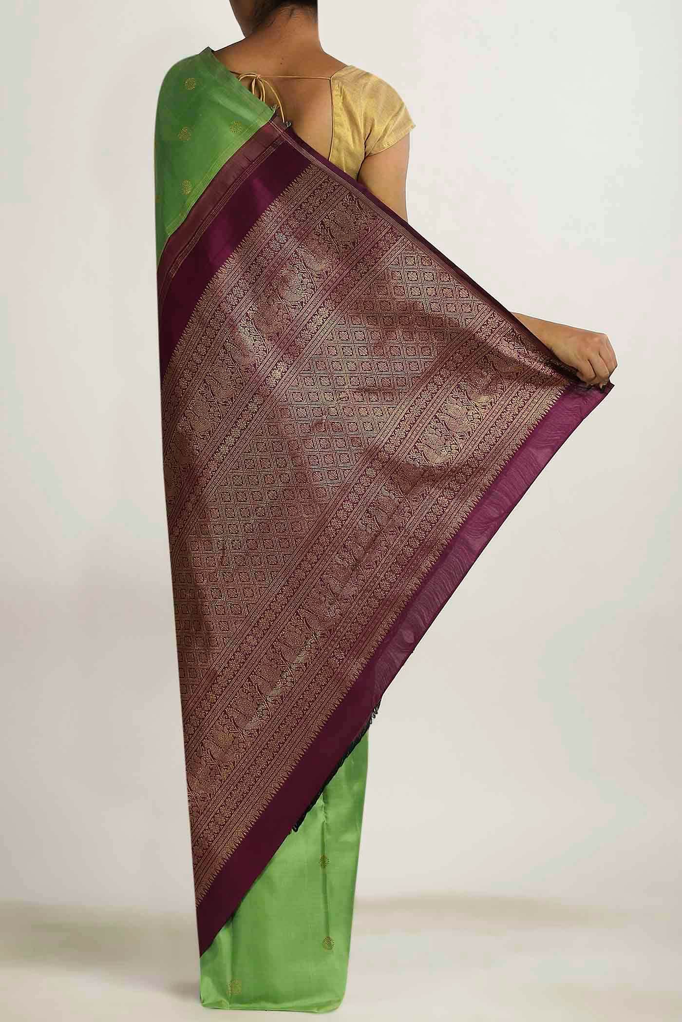 Green Kanchipuram Silk Saree
