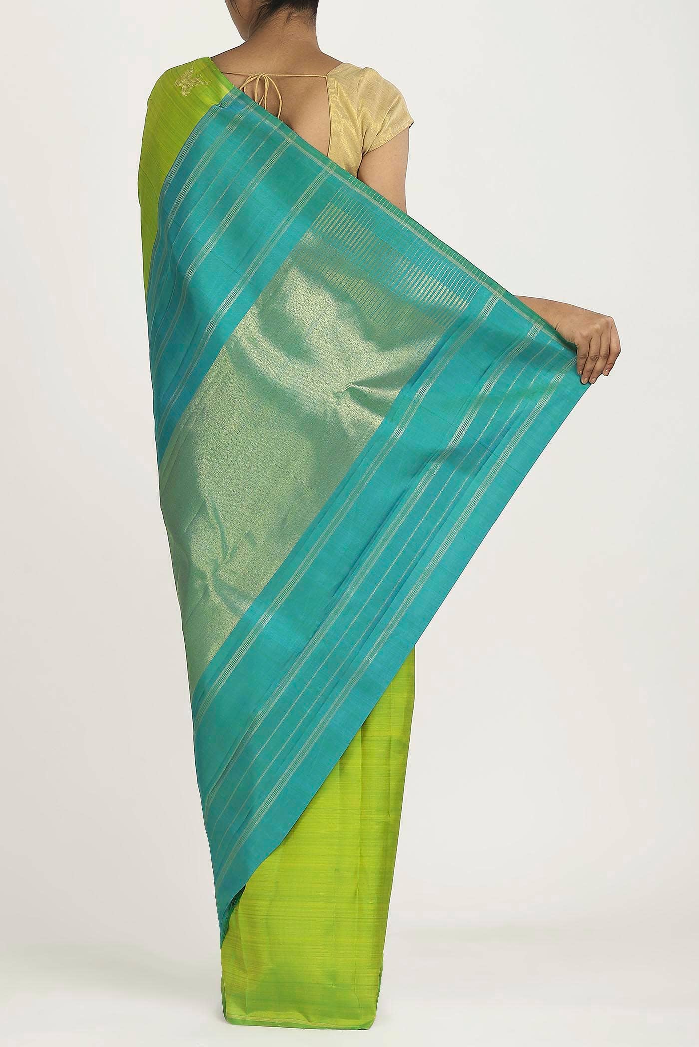 Green Kanchipuram Silk Saree