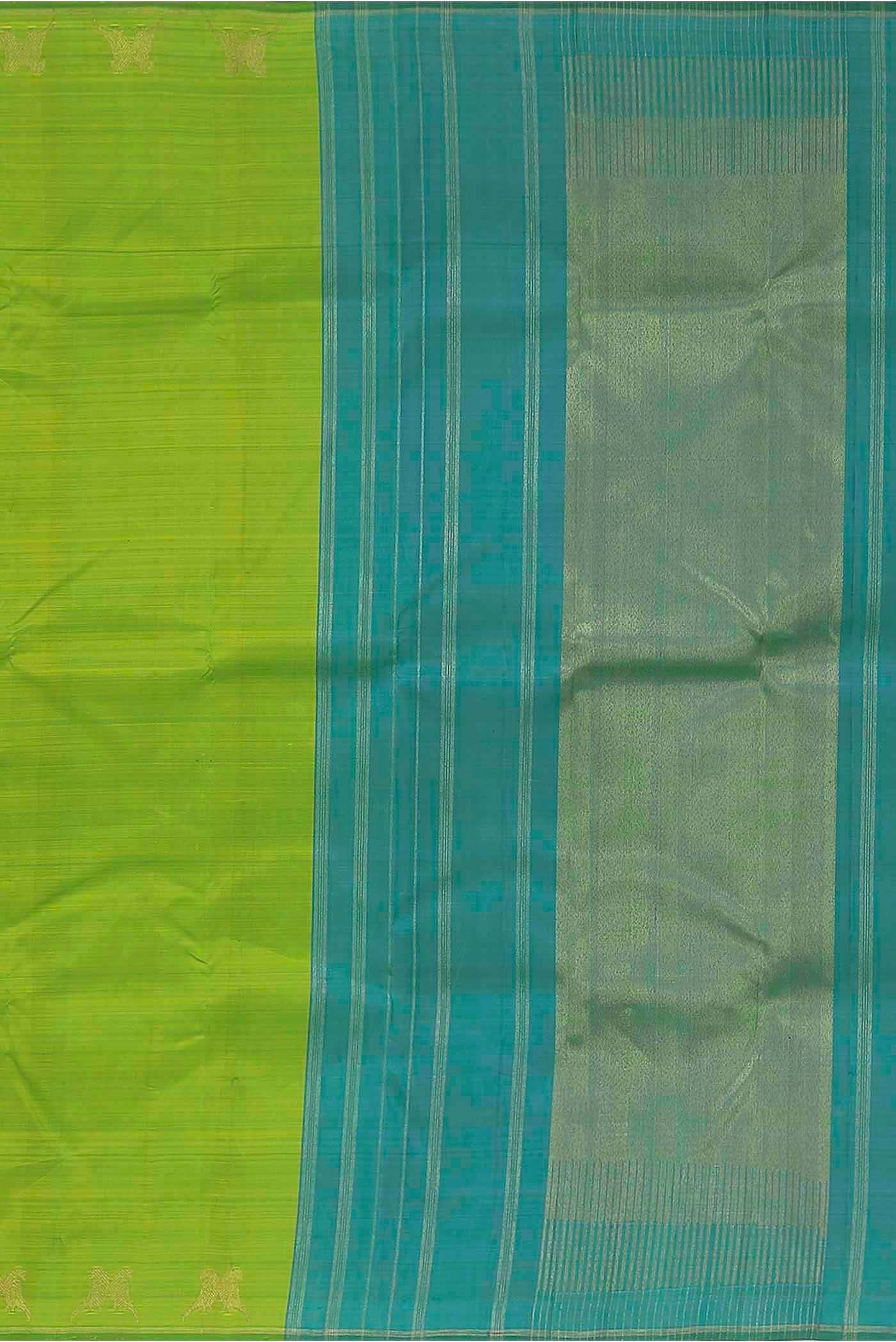 Green Kanchipuram Silk Saree