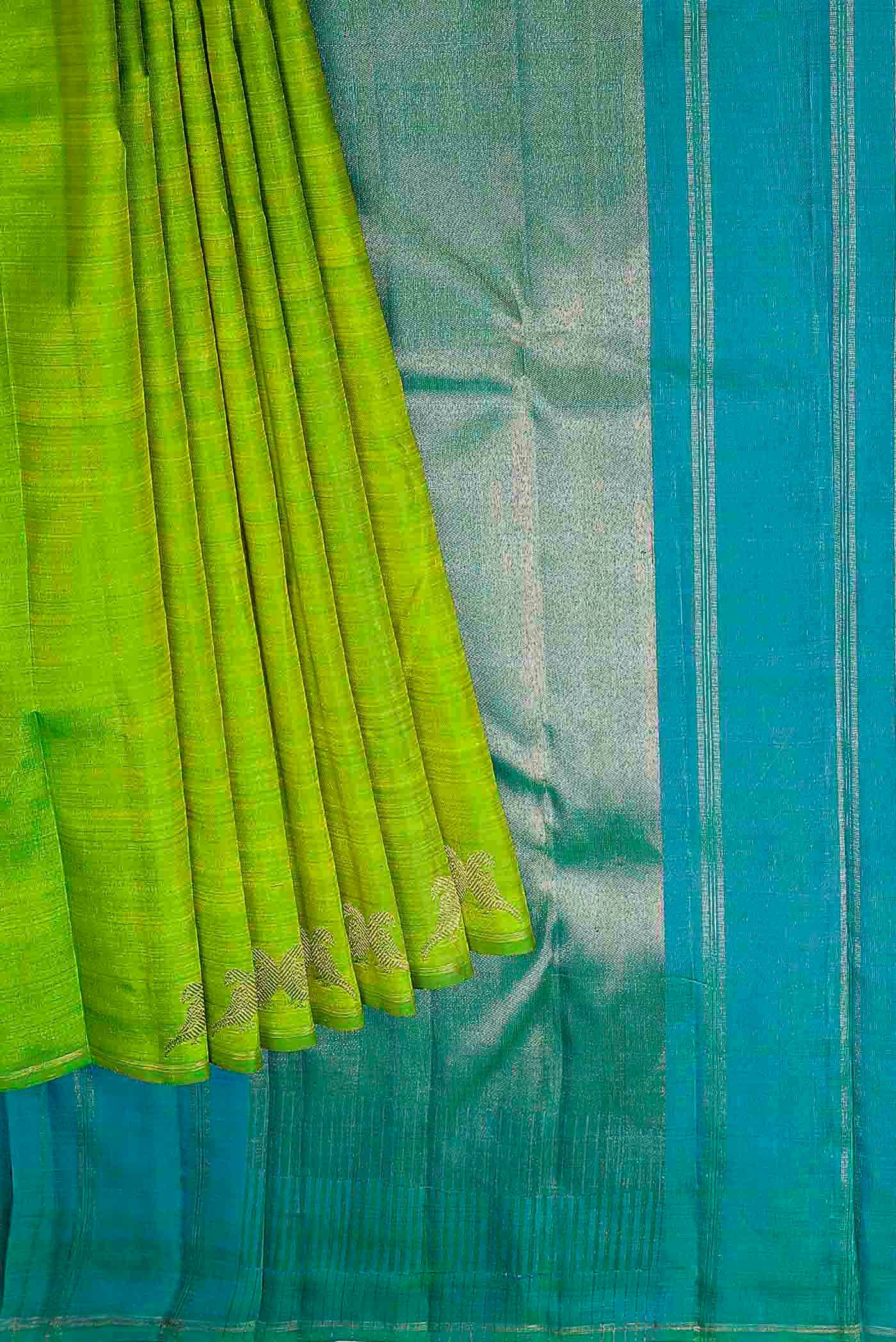 Green Kanchipuram Silk Saree