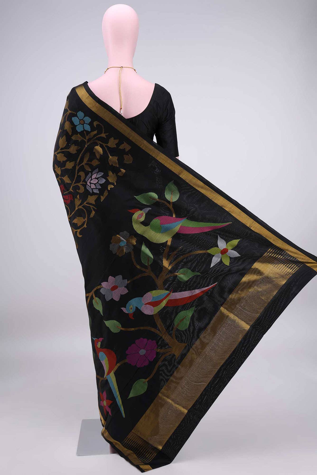 Black Uppada Silk Saree