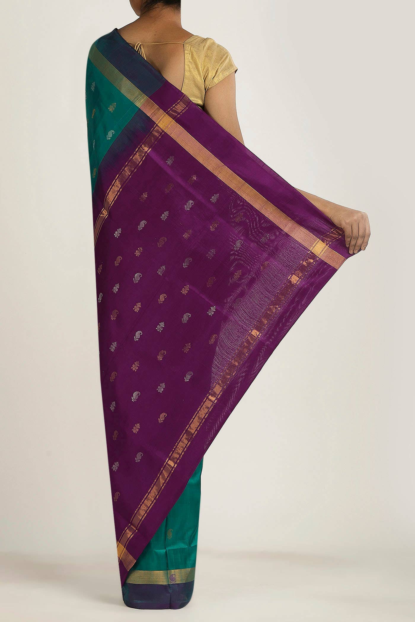 Green Uppada Silk Saree