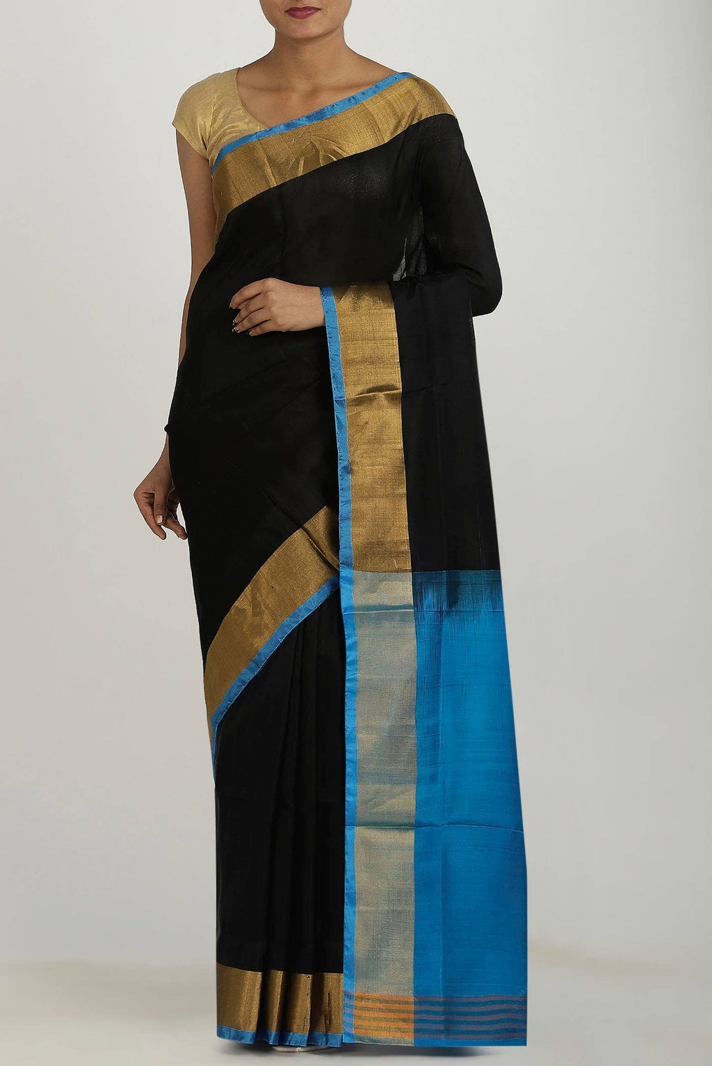 Black Uppada Silk Saree