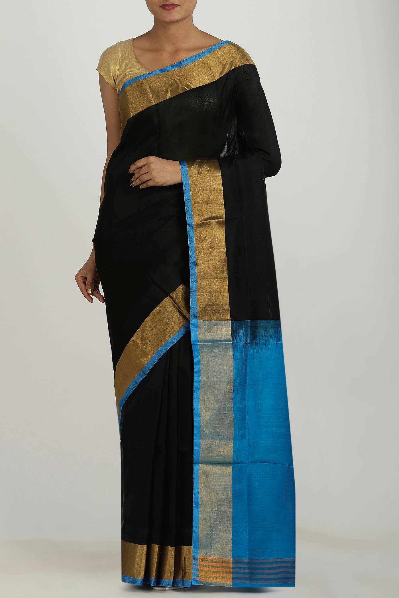 Black Uppada Silk Saree