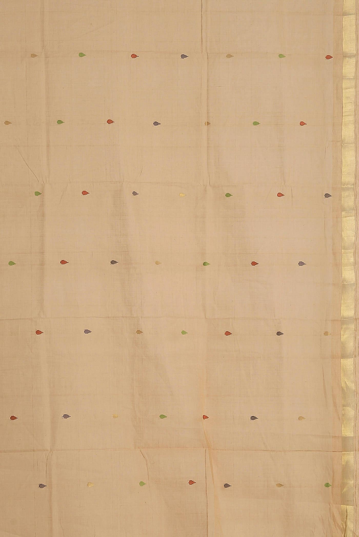 Sandal Uppada Cotton Saree