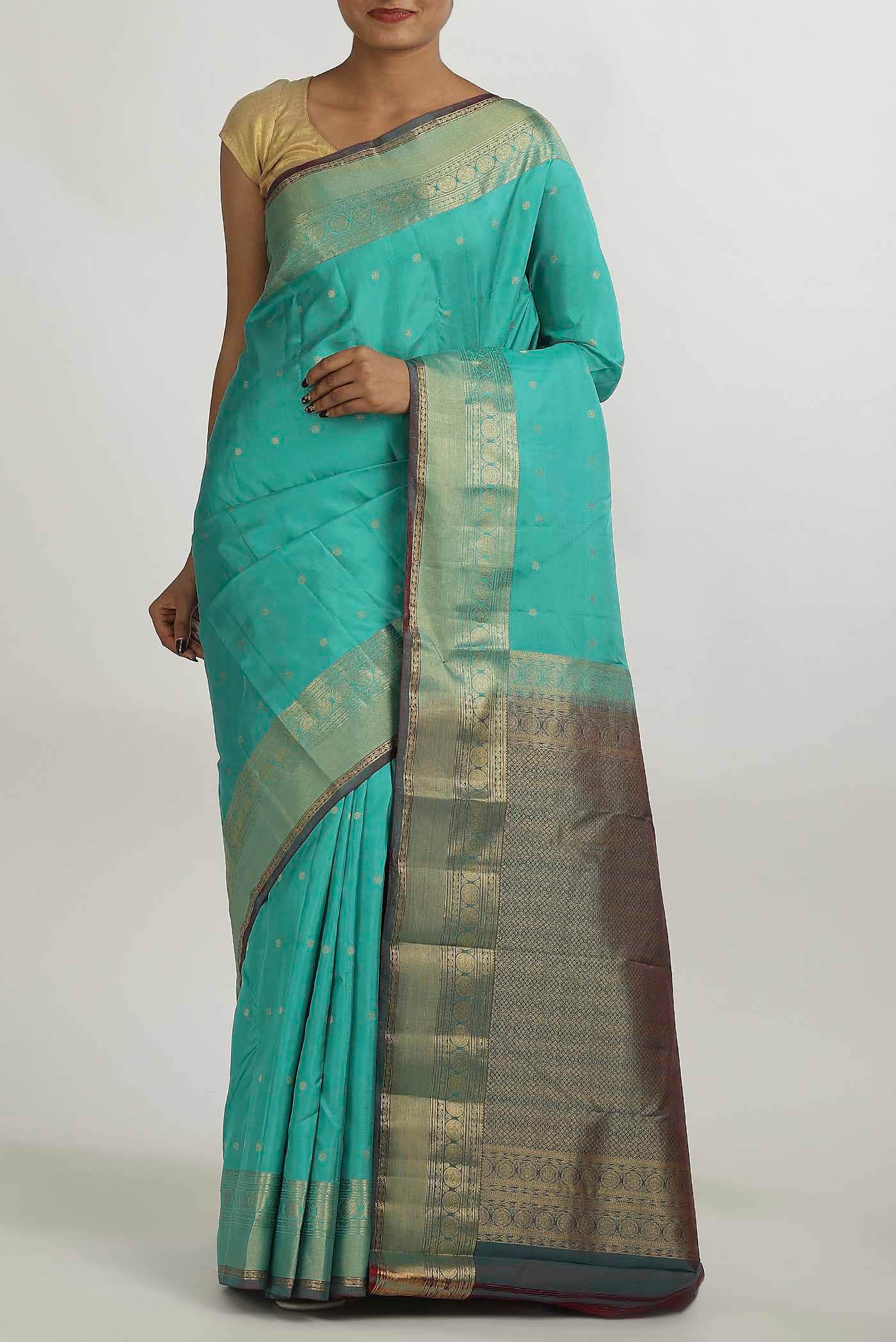 Green Kanchipuram Silk Saree