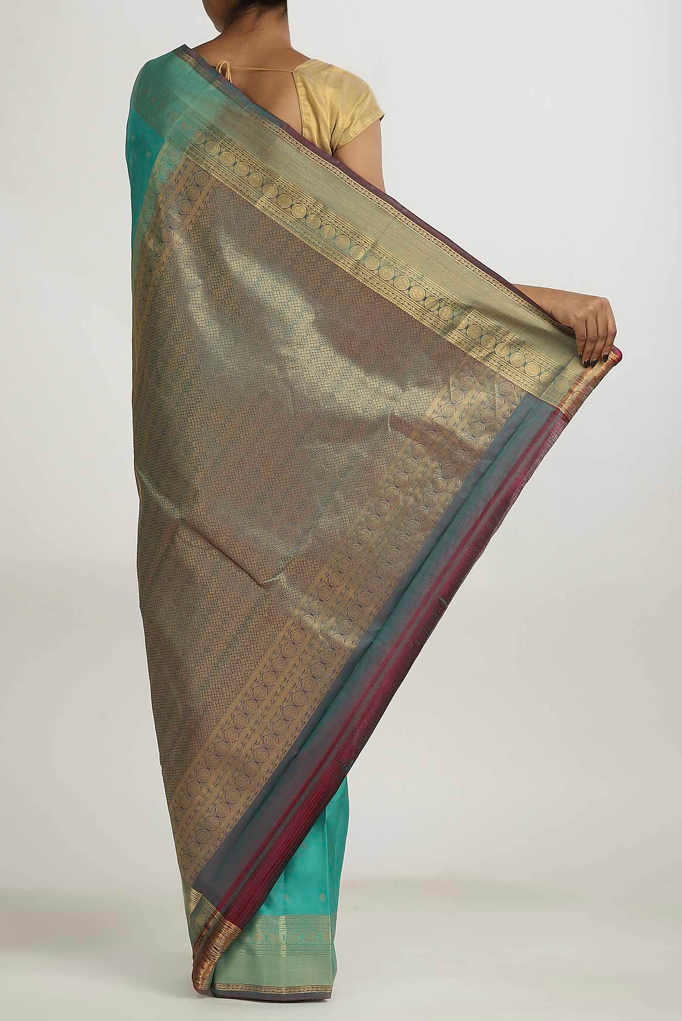 Green Kanchipuram Silk Saree