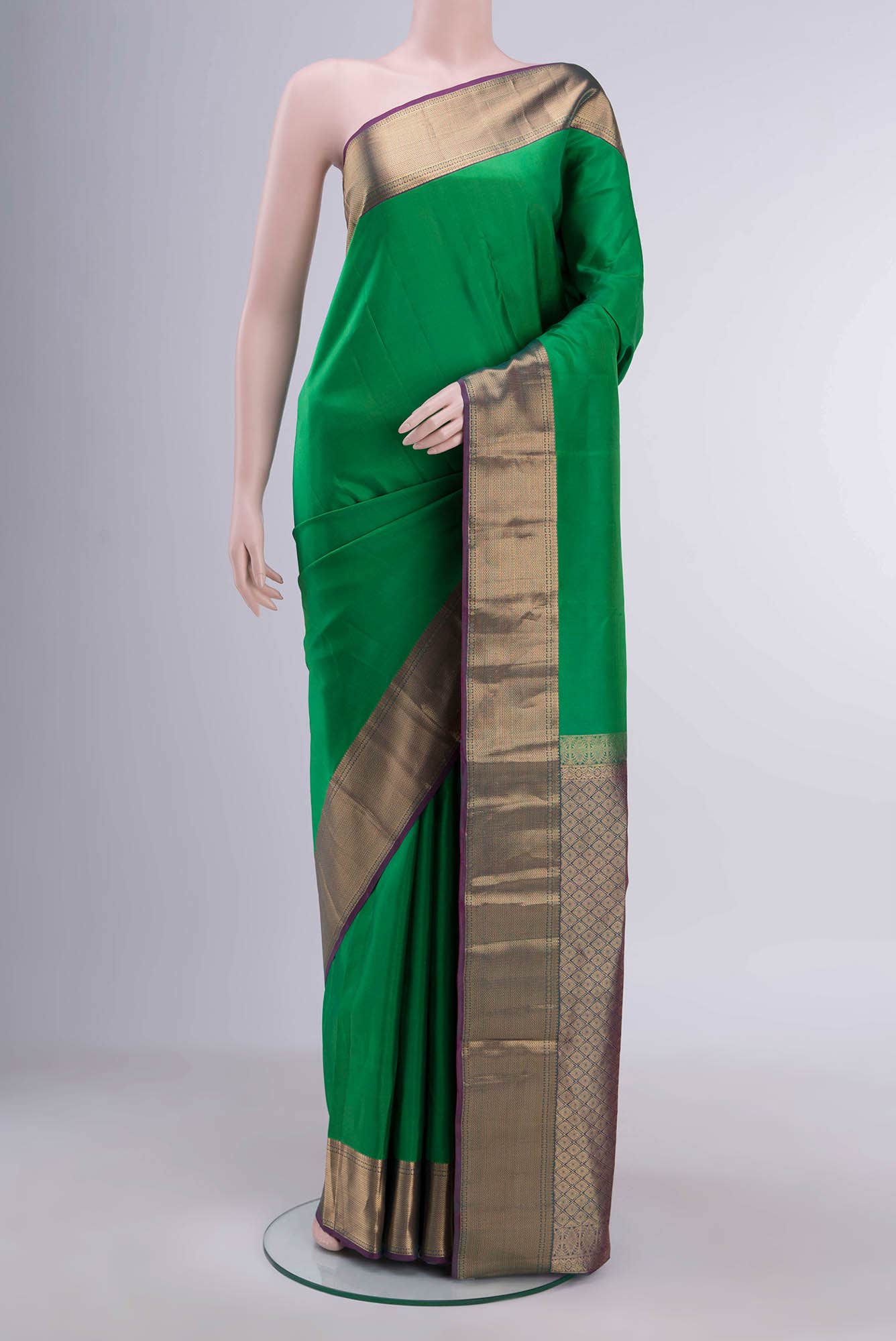 Green Kanchipuram Silk Saree