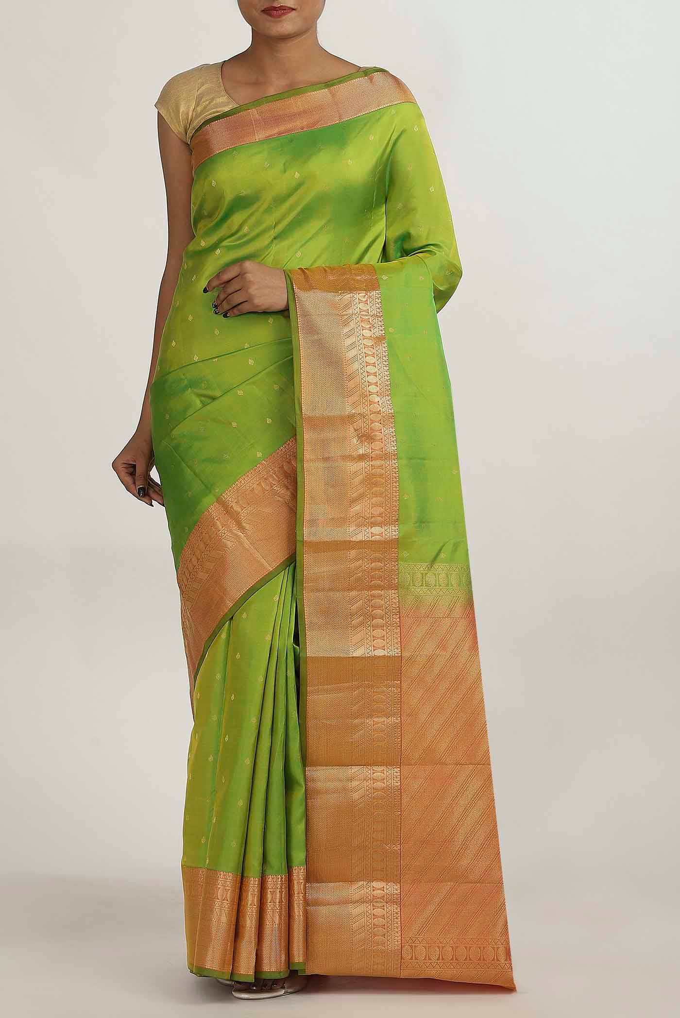 Green Kanchipuram Silk Saree