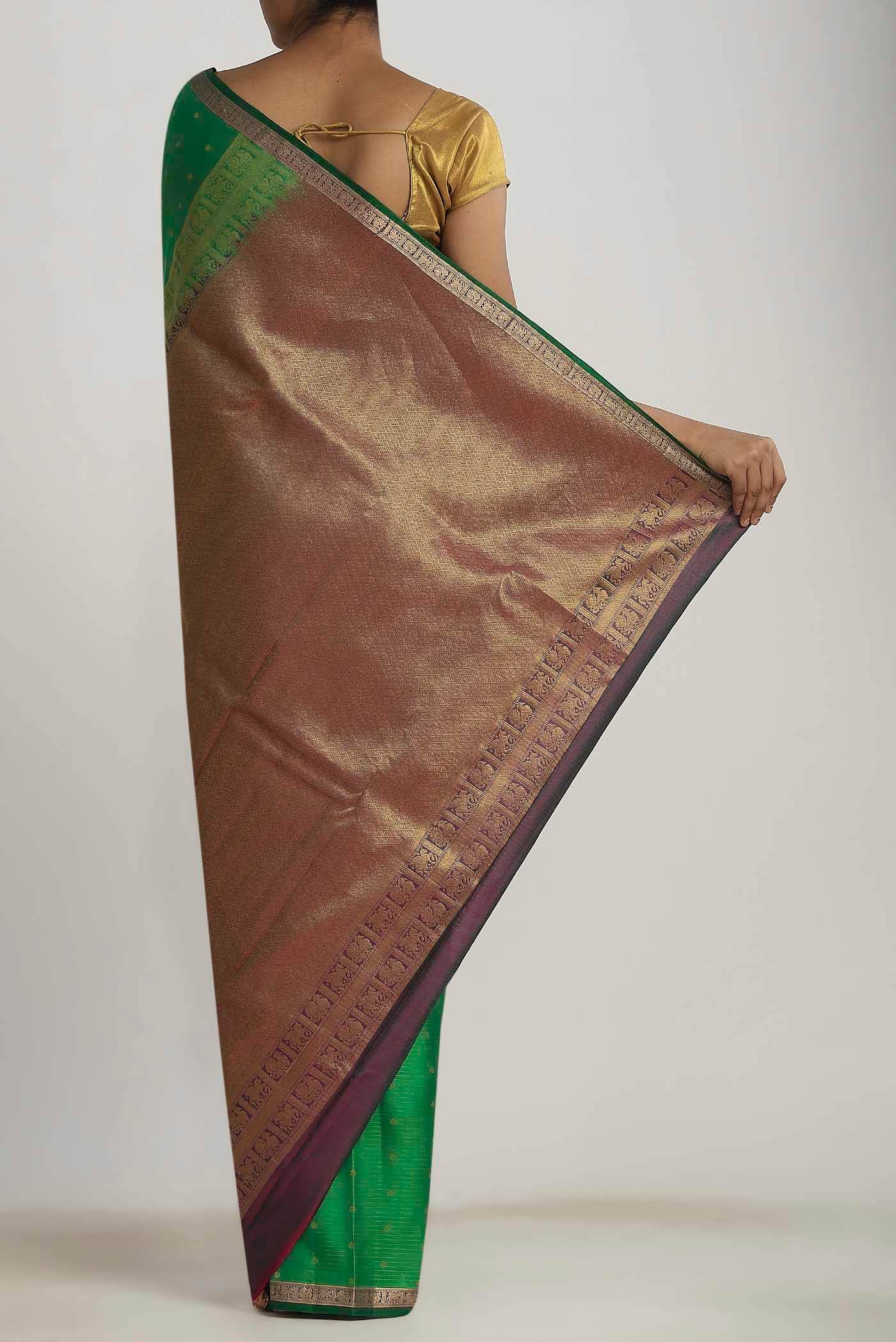 Green Kanchipuram Silk Saree
